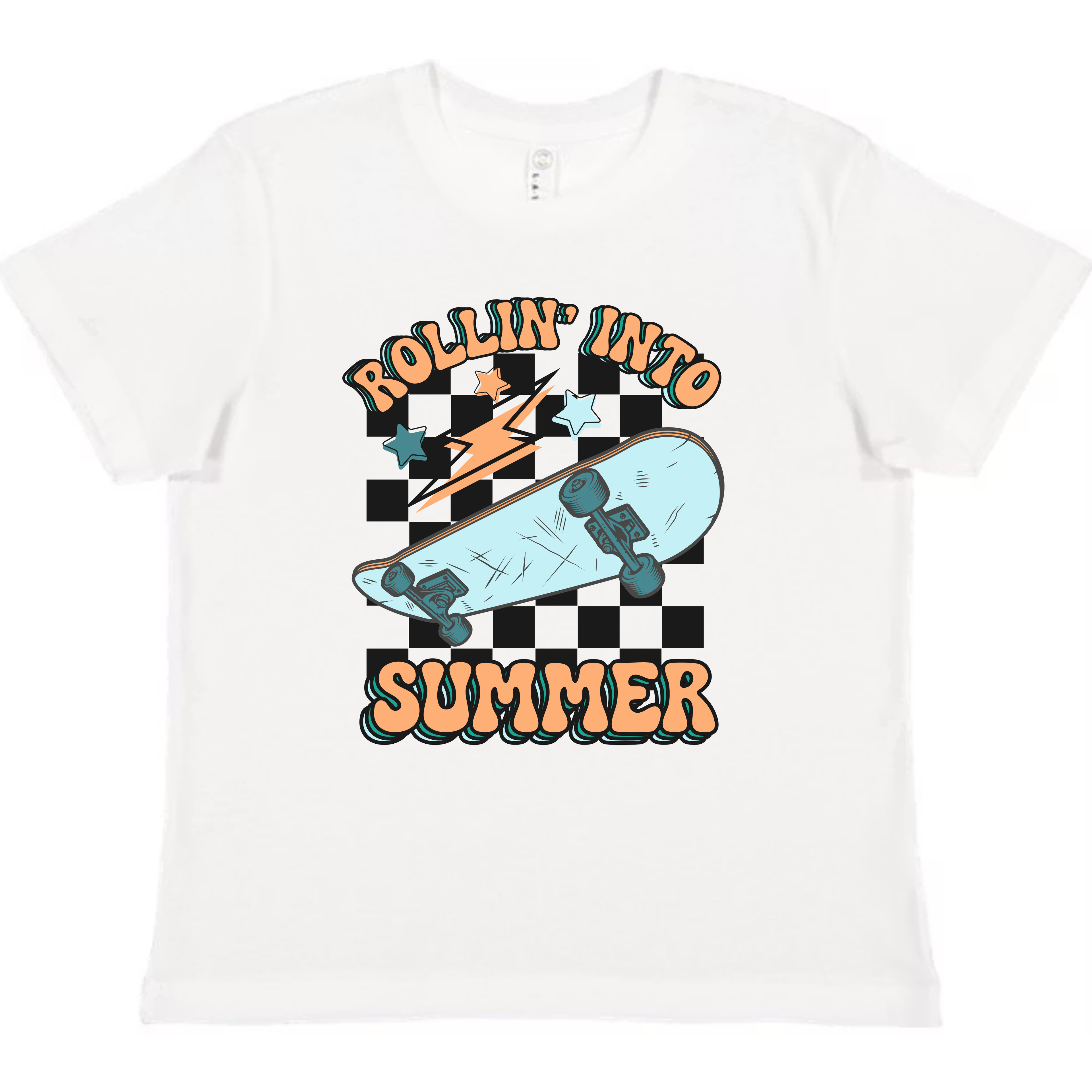 Rollin' Into Summer | Youth Graphic Tshirt
