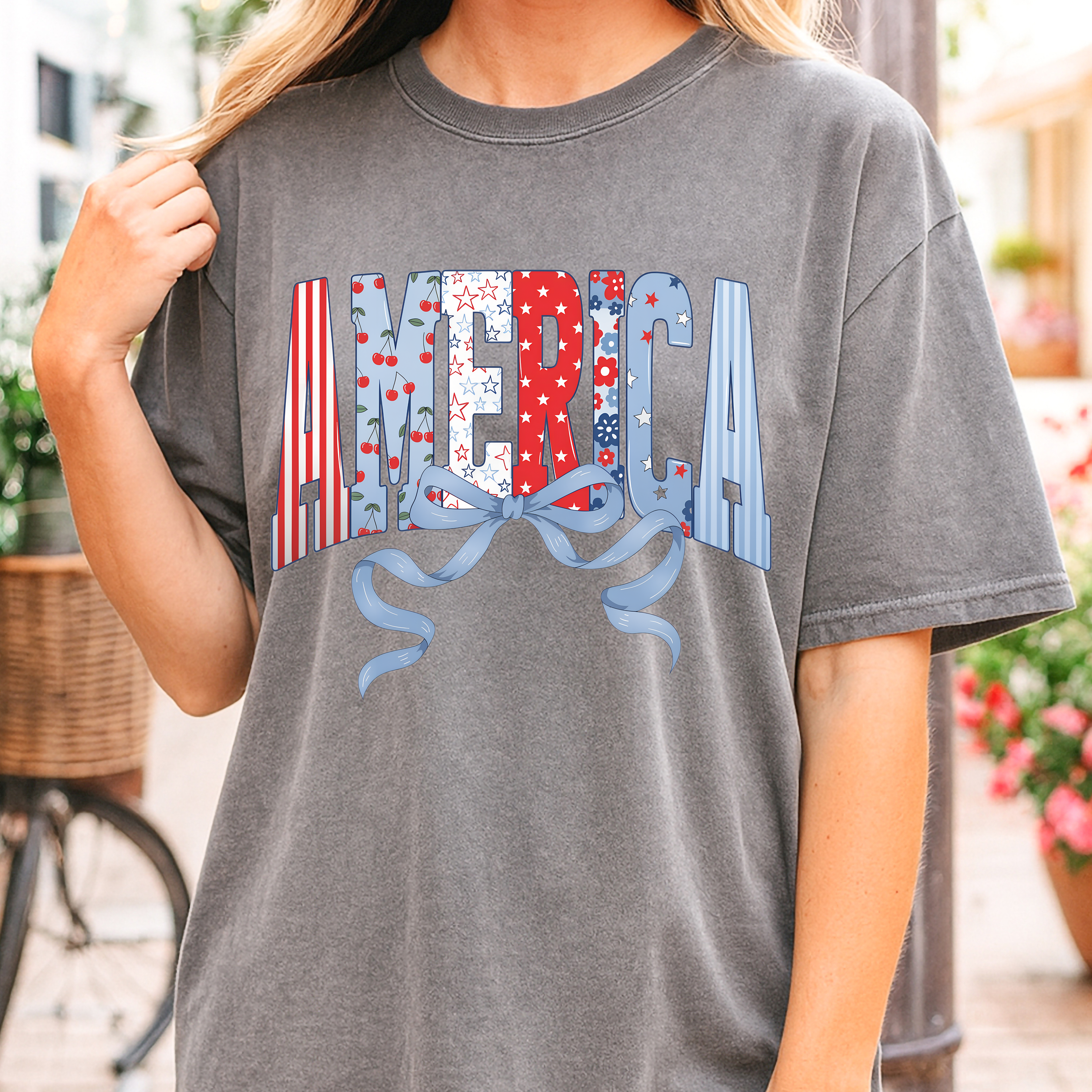 America Coquette | Adult Comfort Colors Graphic Tshirt