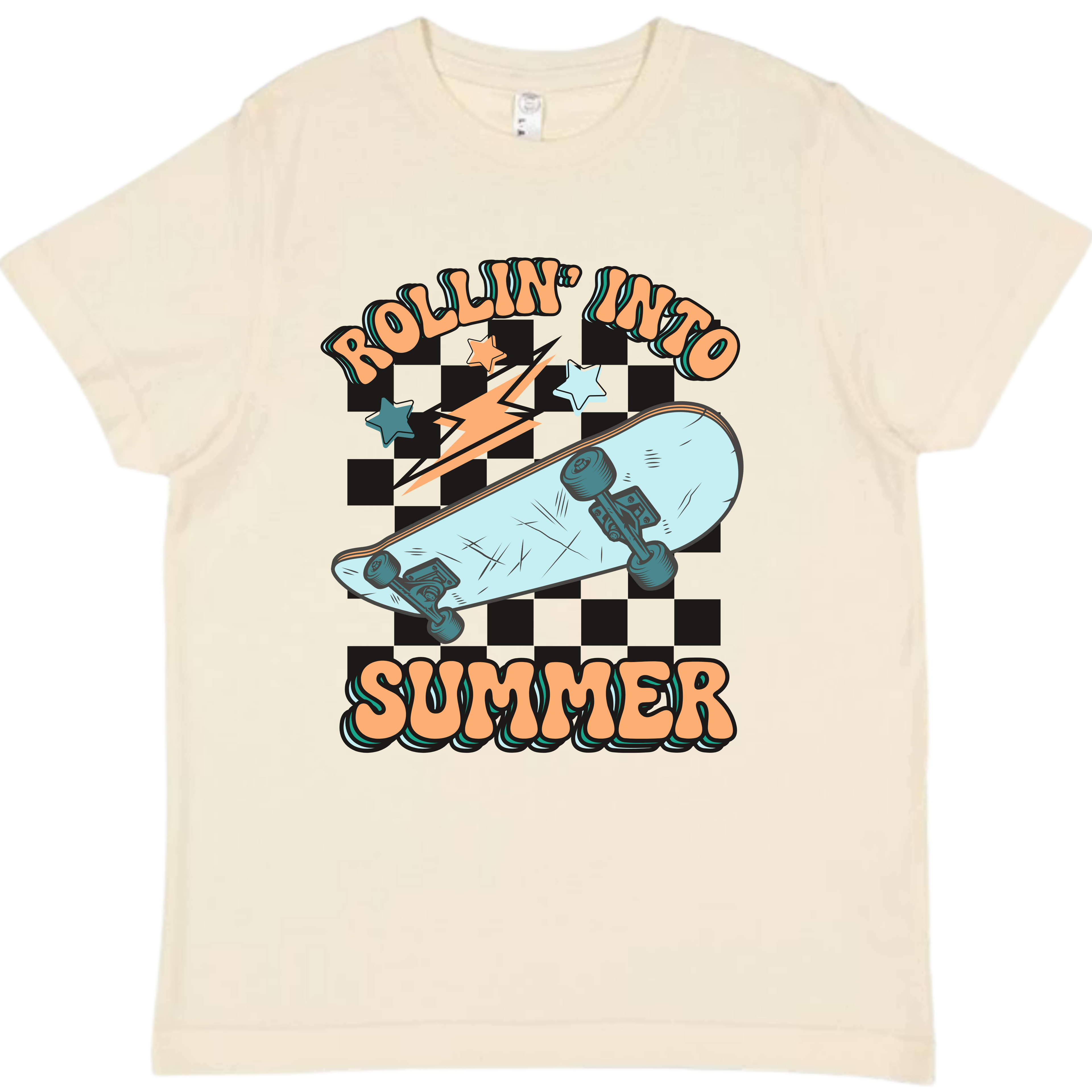 Rollin' Into Summer | Youth Graphic Tshirt