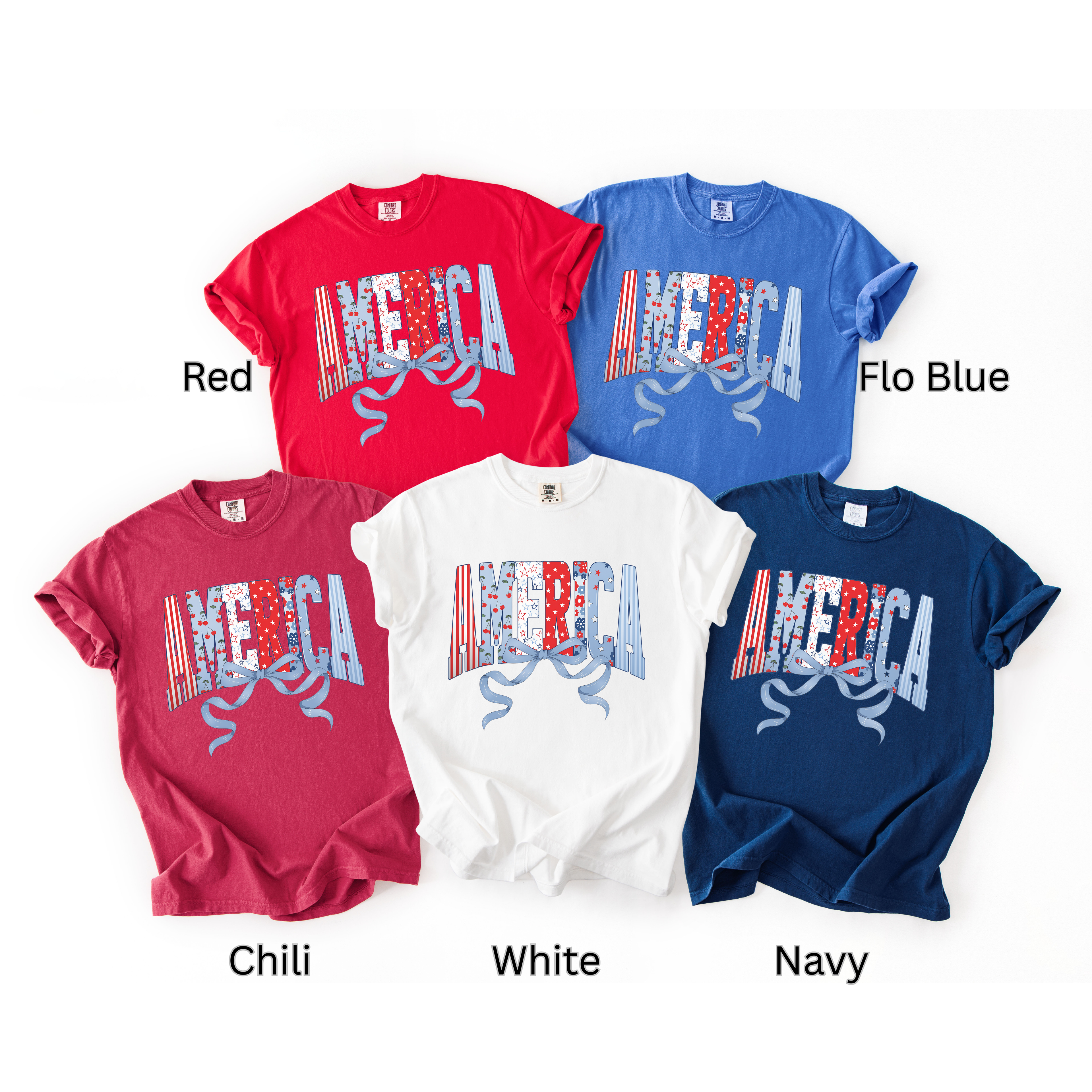 America Coquette | Adult Comfort Colors Graphic Tshirt