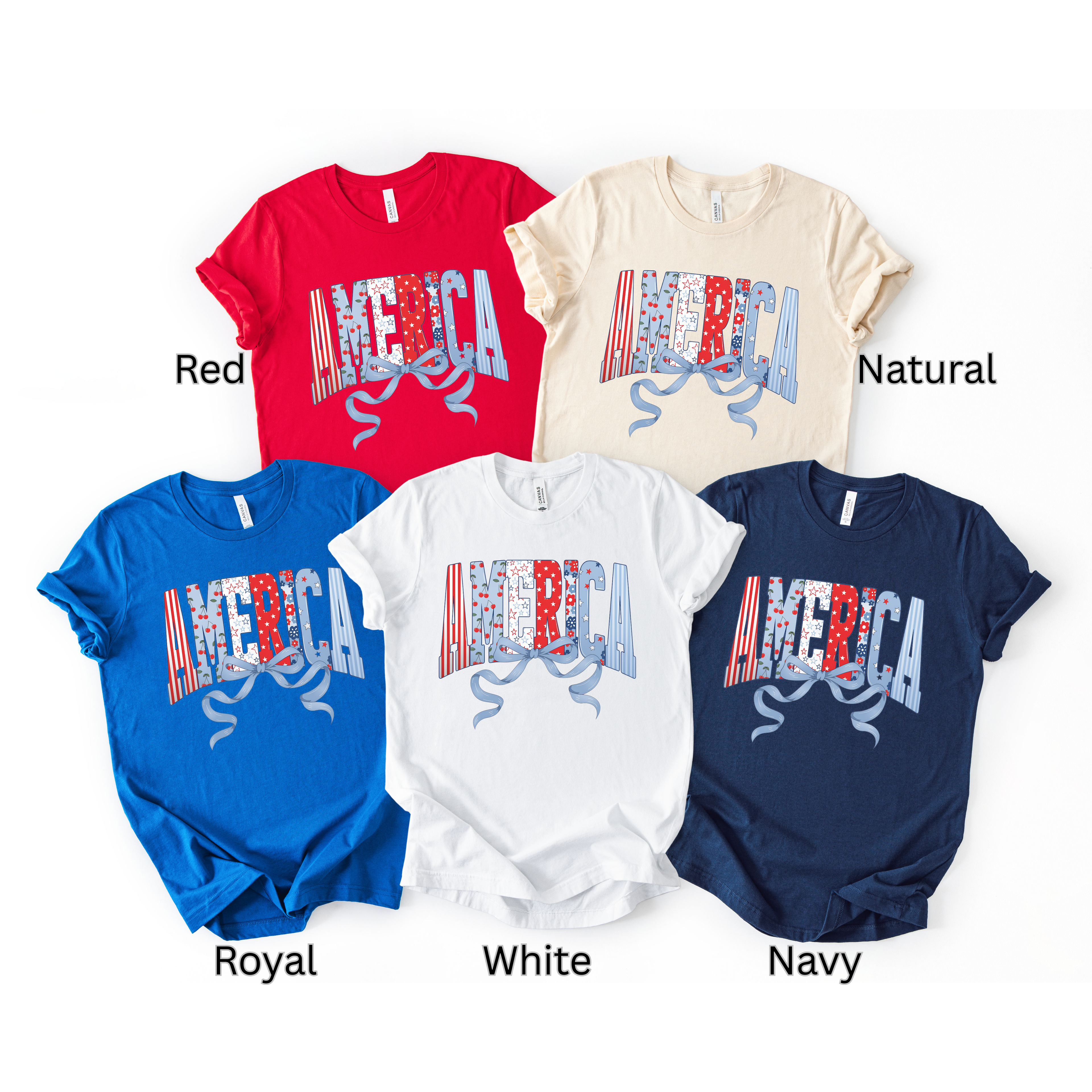 America Coquette | Adult Bella Canvas Graphic Tshirt