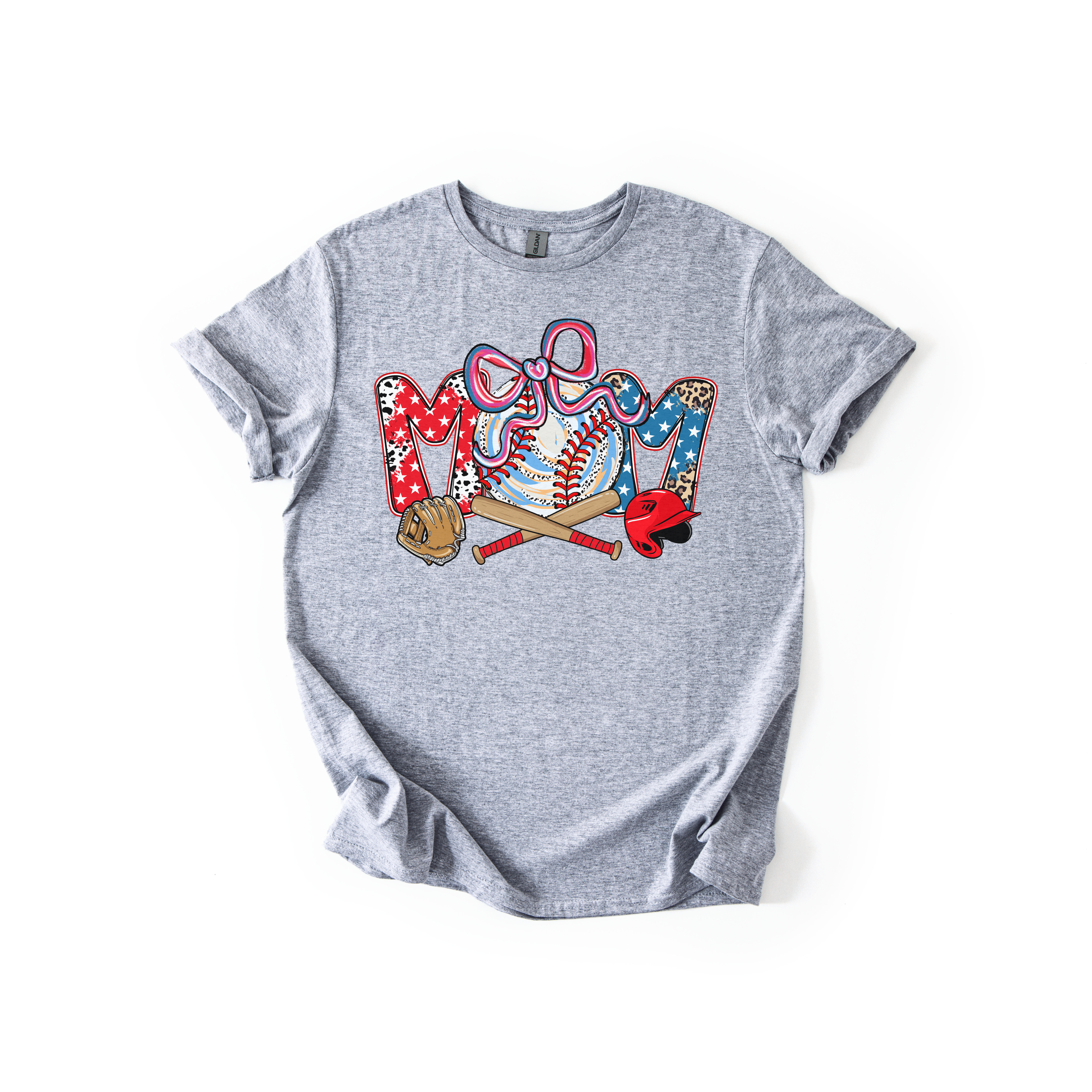 Baseball Mom | Adult Gildan Softstyle Graphic Tshirt