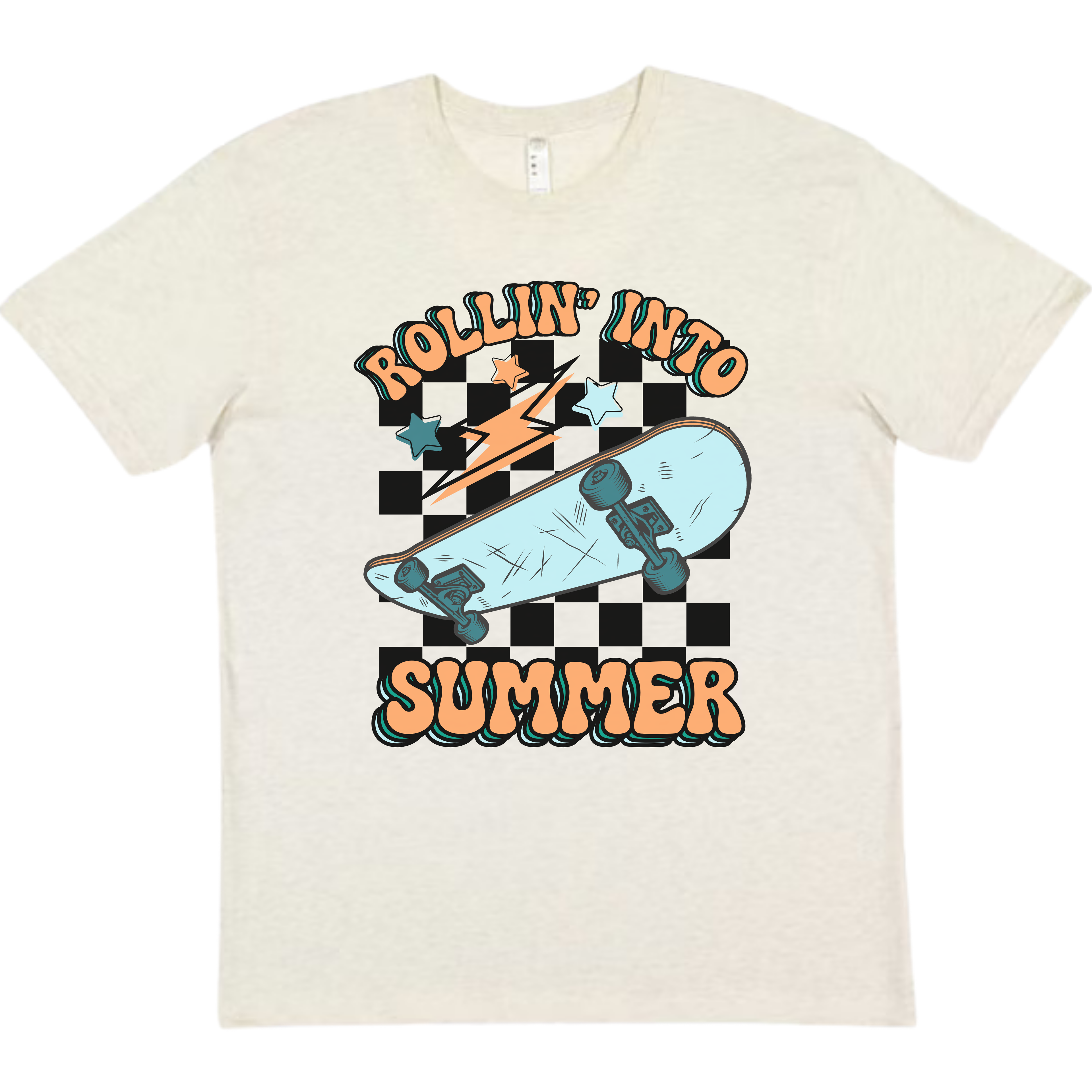 Rollin' Into Summer | Youth Graphic Tshirt