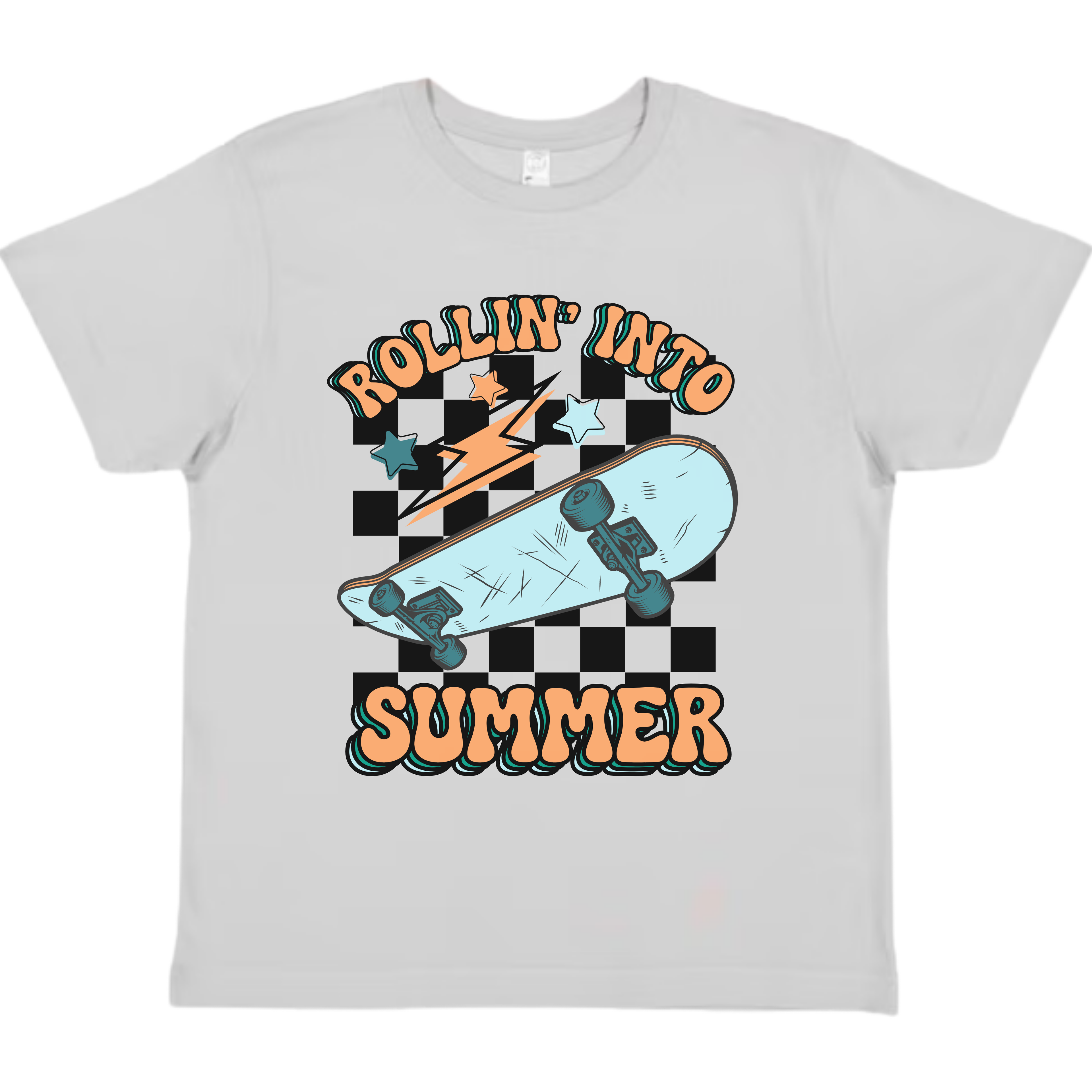 Rollin' Into Summer | Youth Graphic Tshirt