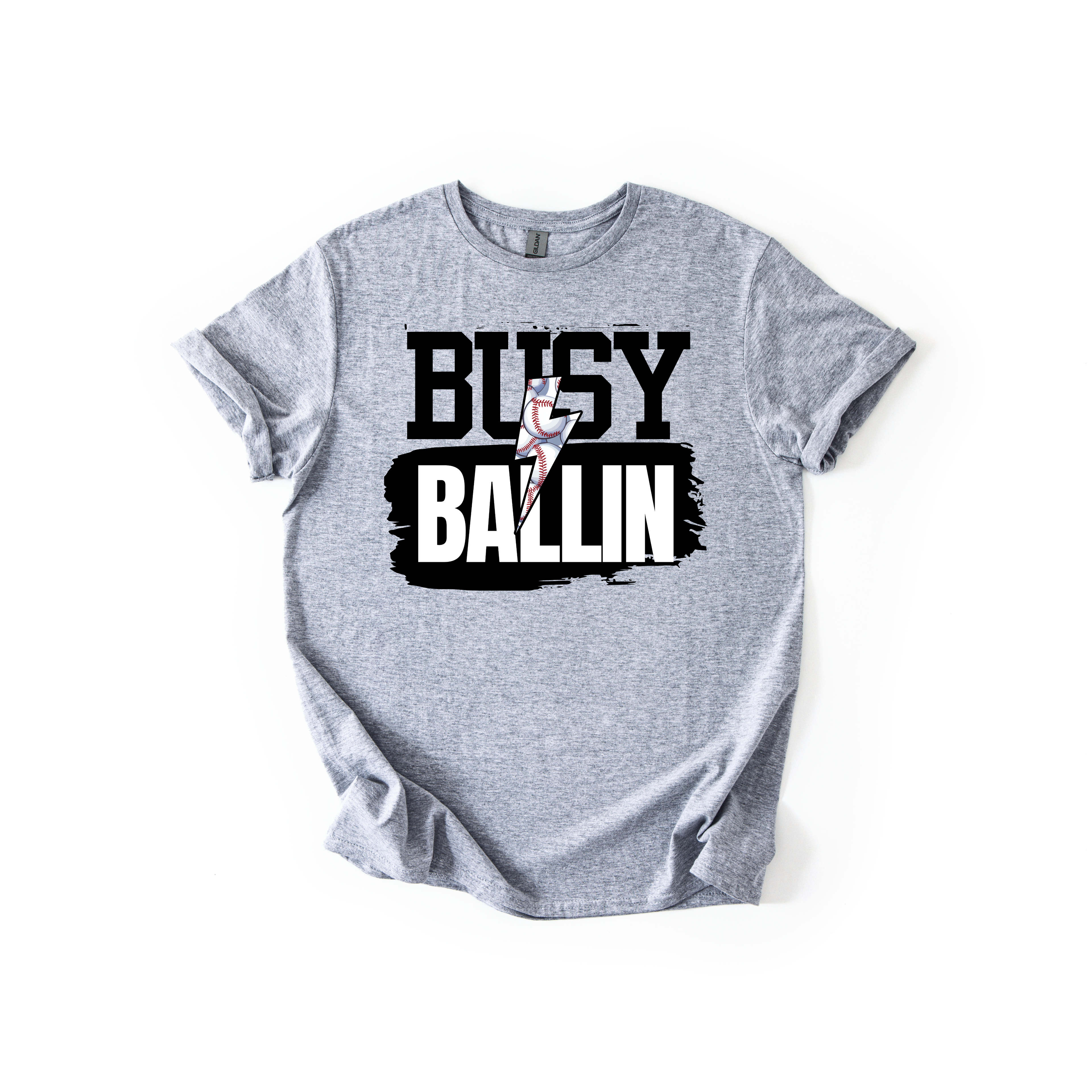 Baseball Busy Ballin | Kids Graphic Tshirt