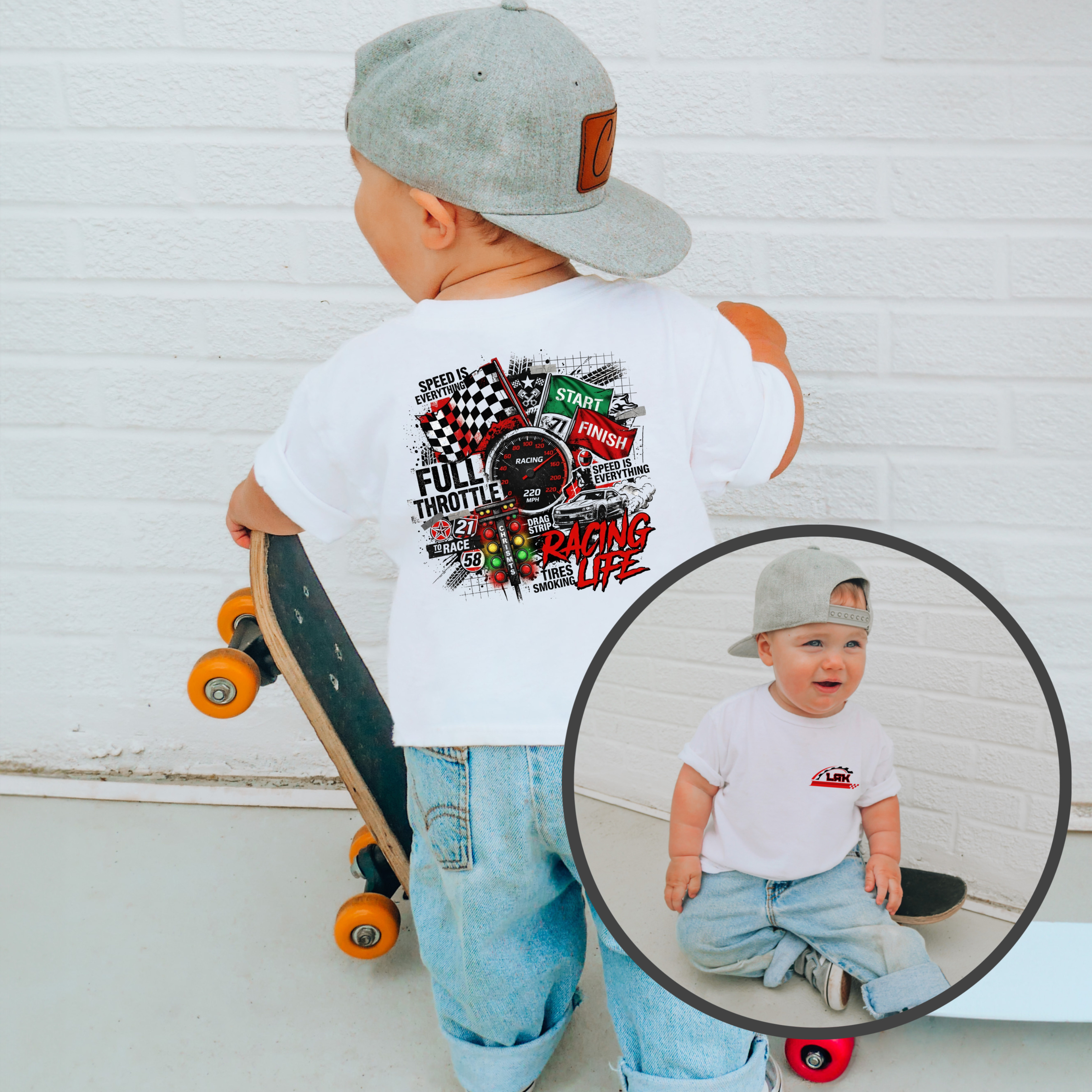 Racing Life | Kids Graphic Tshirt