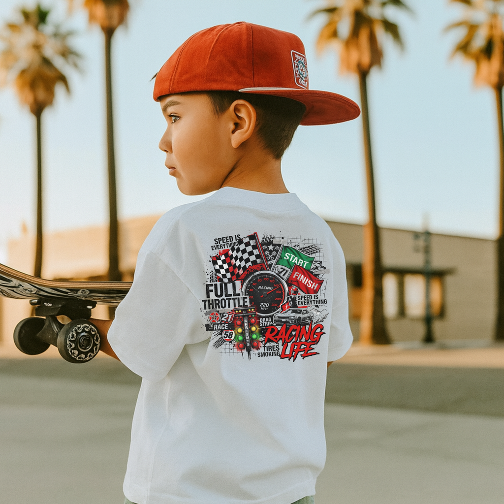 Racing Life | Kids Graphic Tshirt
