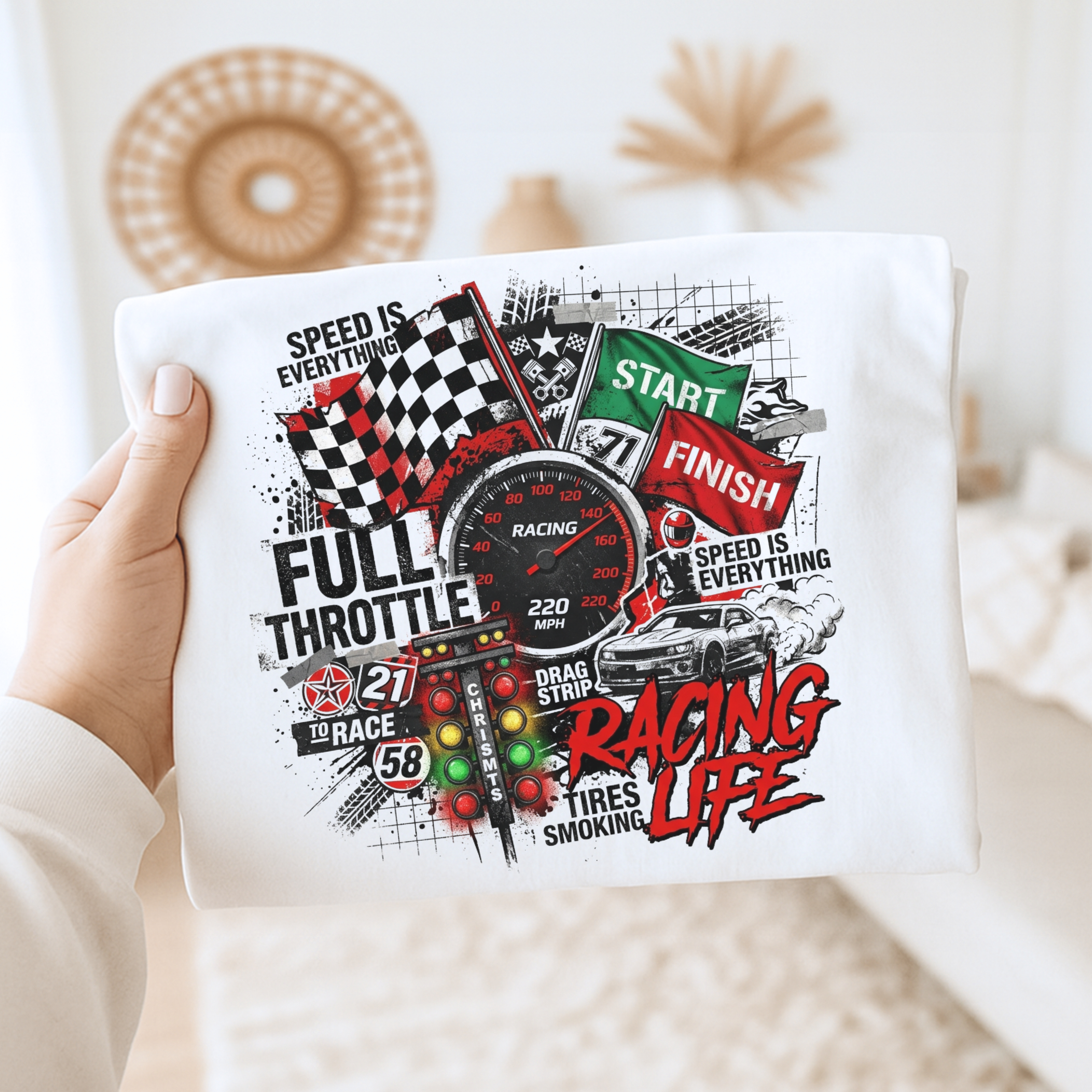 Racing Life | Kids Graphic Tshirt