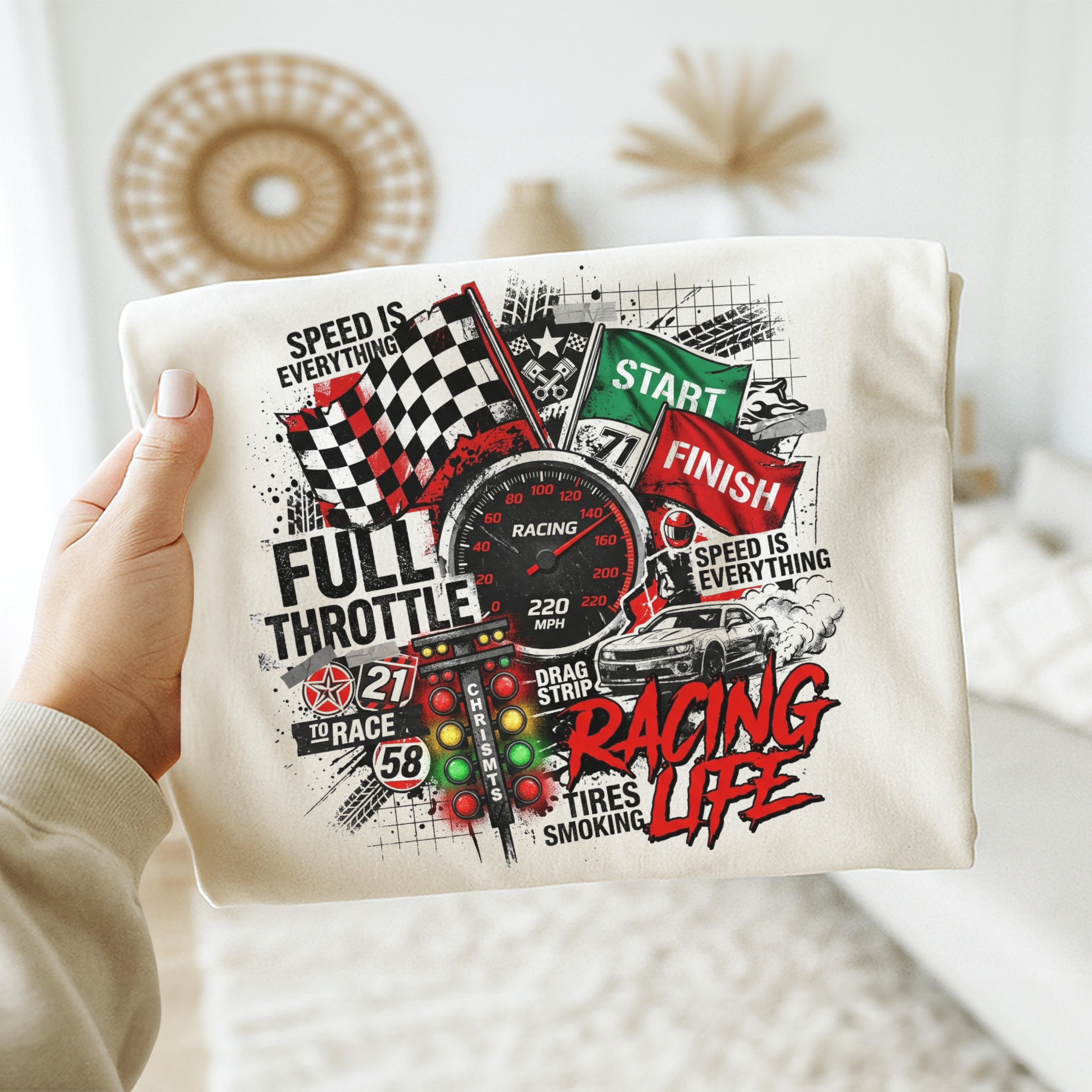 Racing Life | Kids Graphic Tshirt