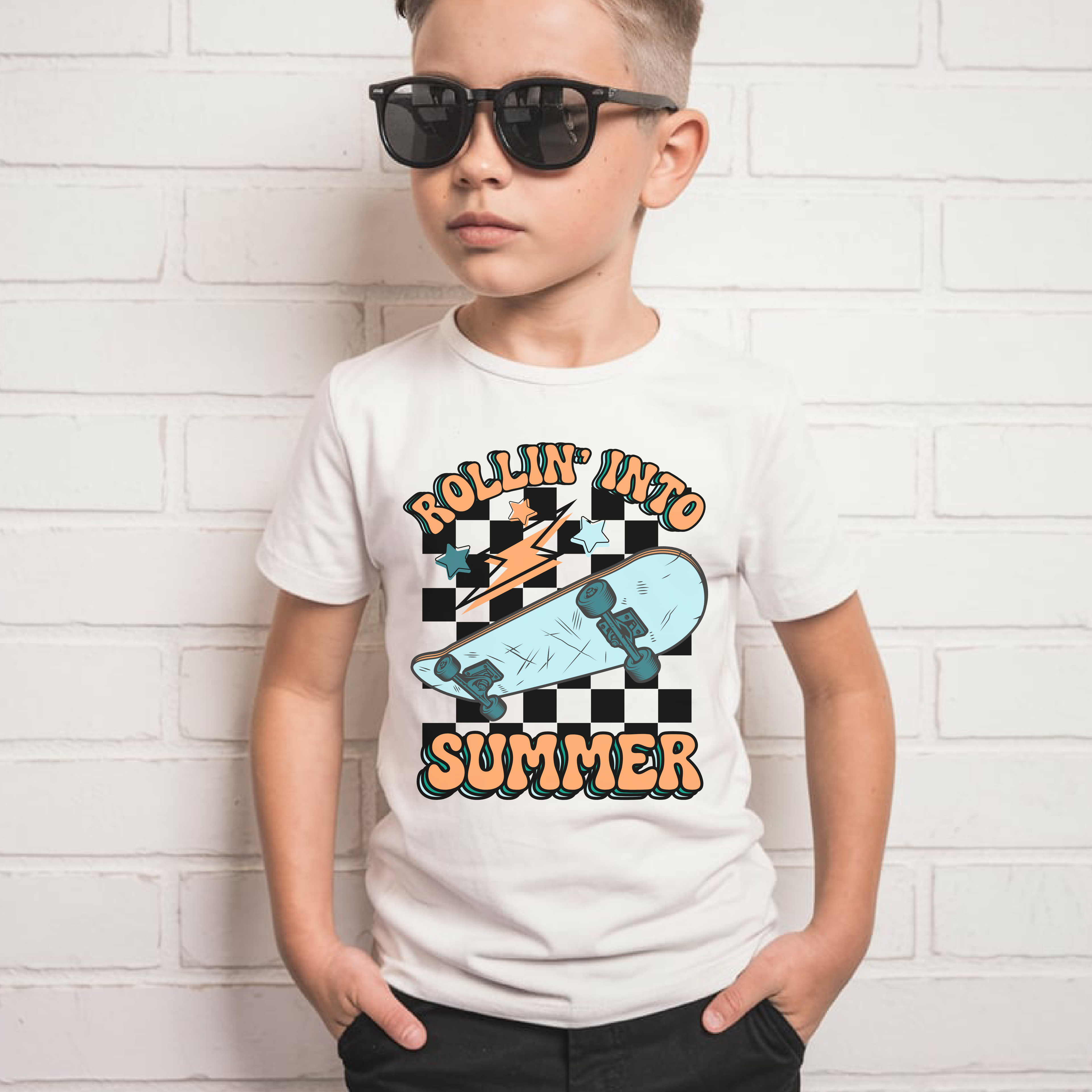 Rollin' Into Summer | Toddler Graphic Tshirt