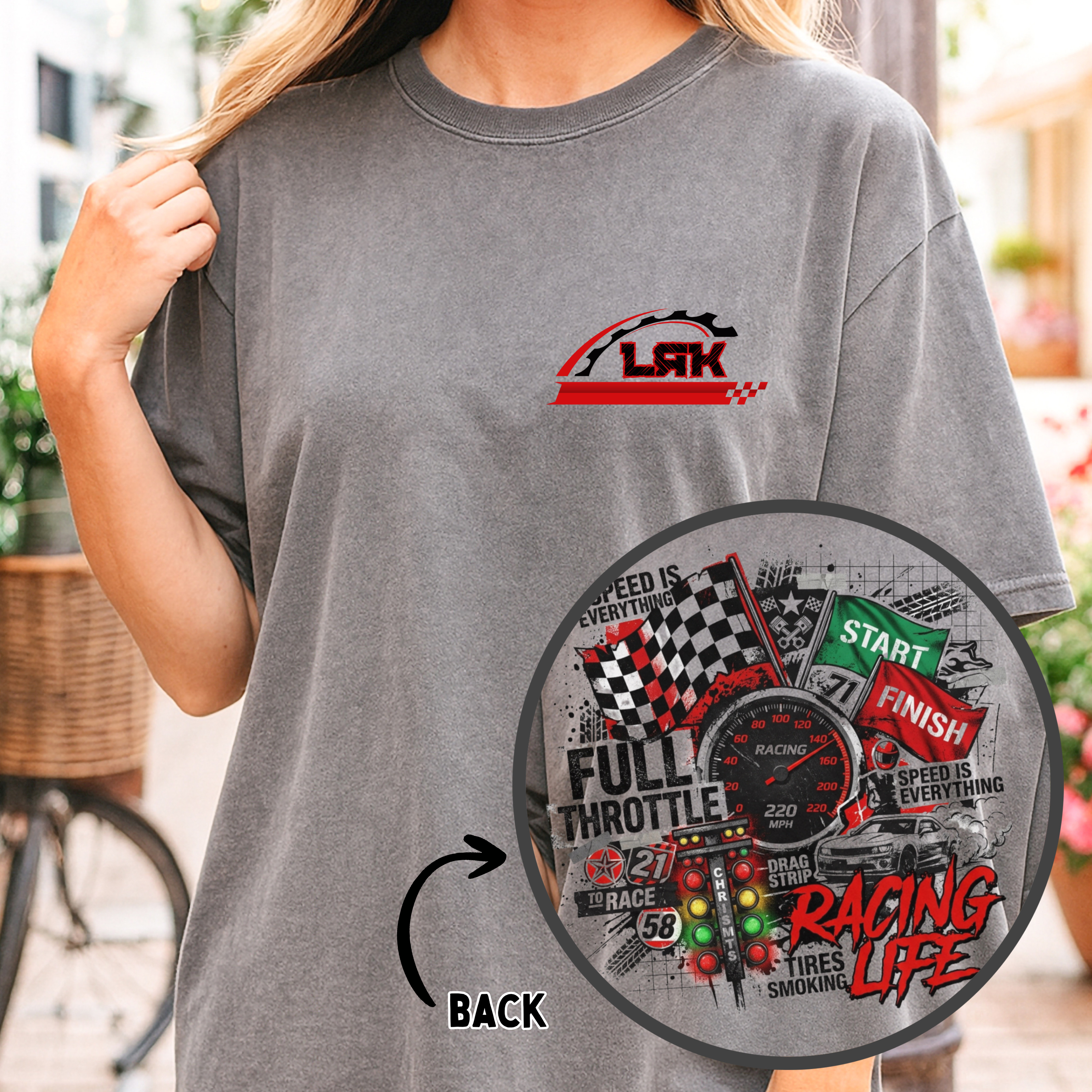 Racing Life | Adult Graphic Tshirt