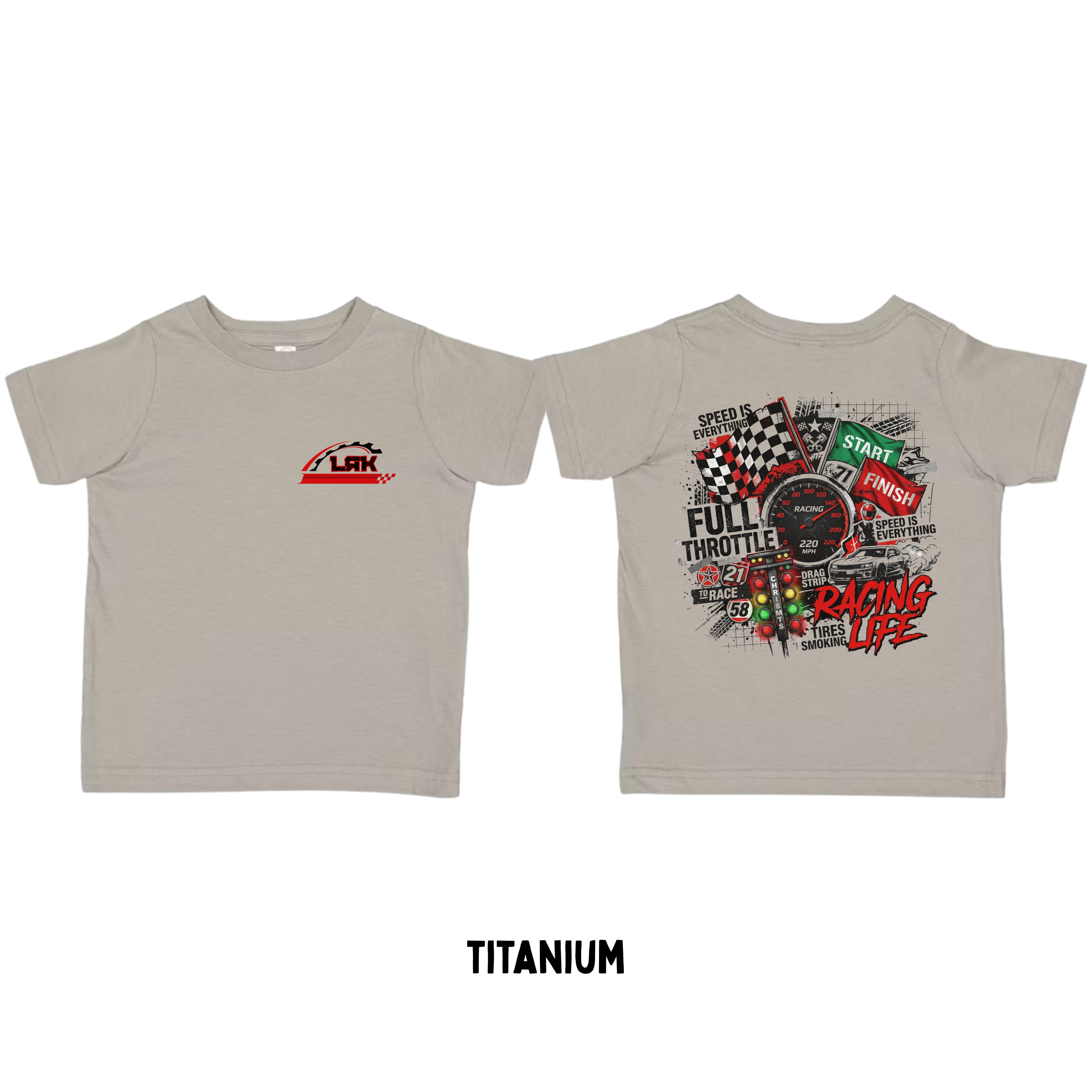 Racing Life | Kids Graphic Tshirt