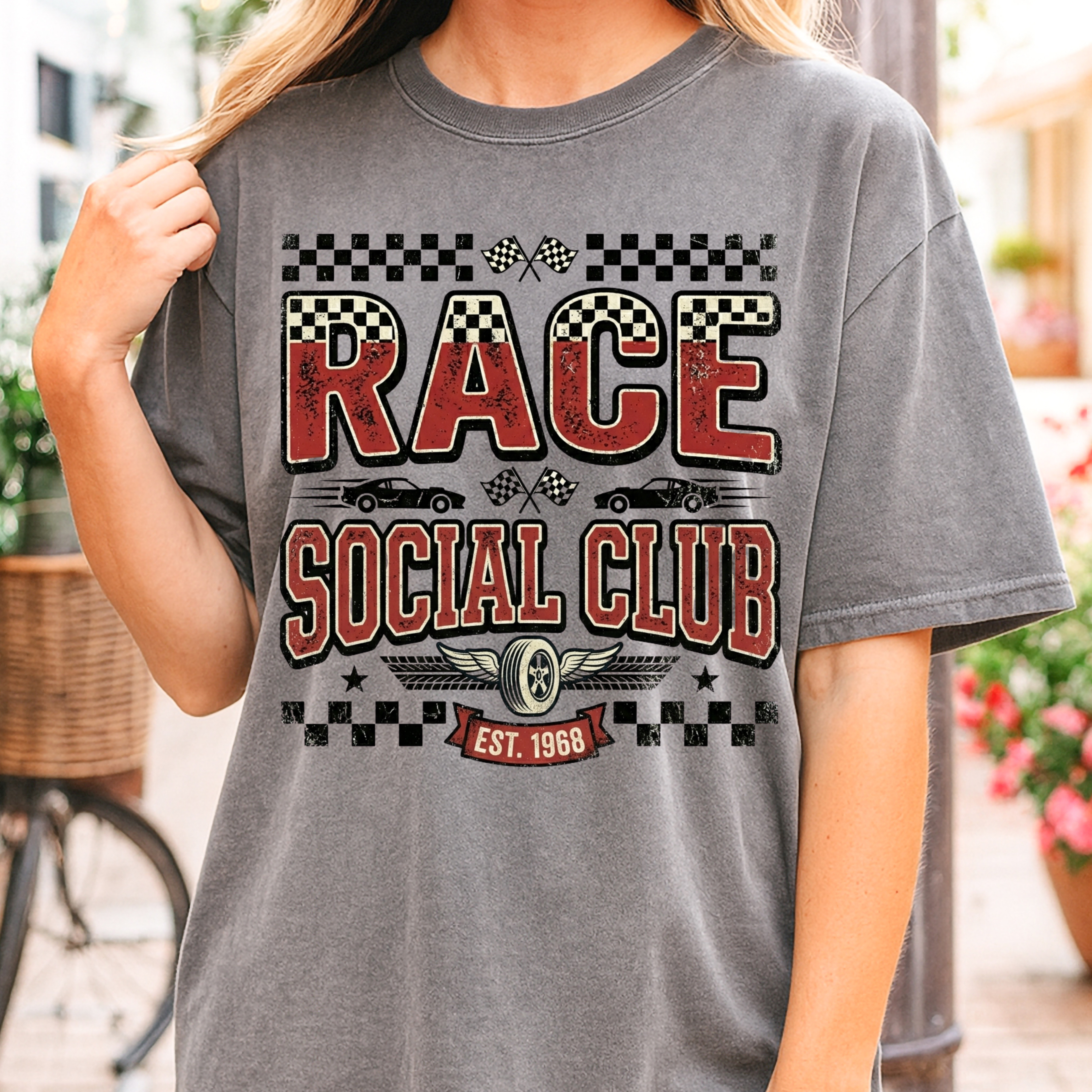 Race Social Club | Adult Graphic Tshirt