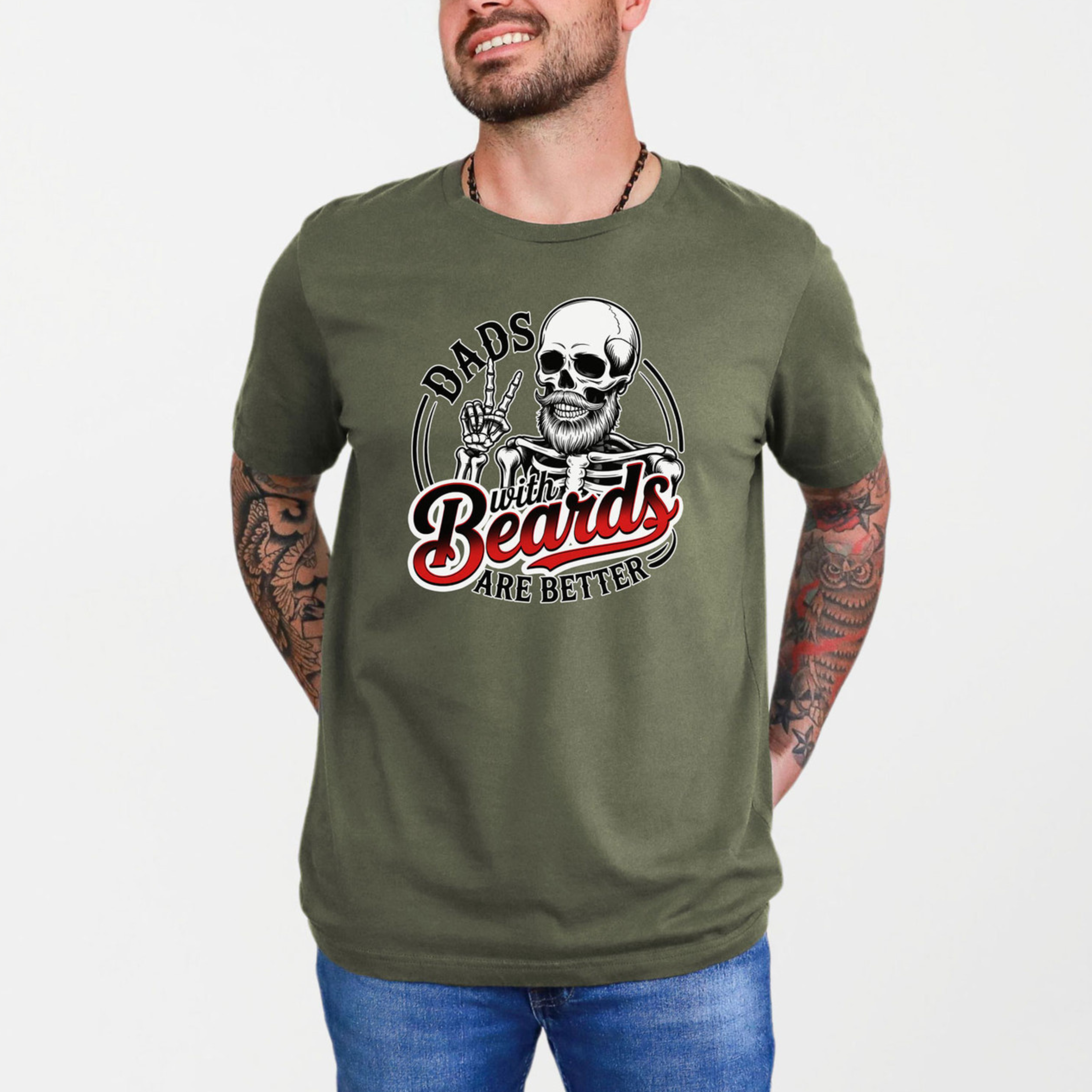 Dads With Beards Are Better | Graphic Tshirt