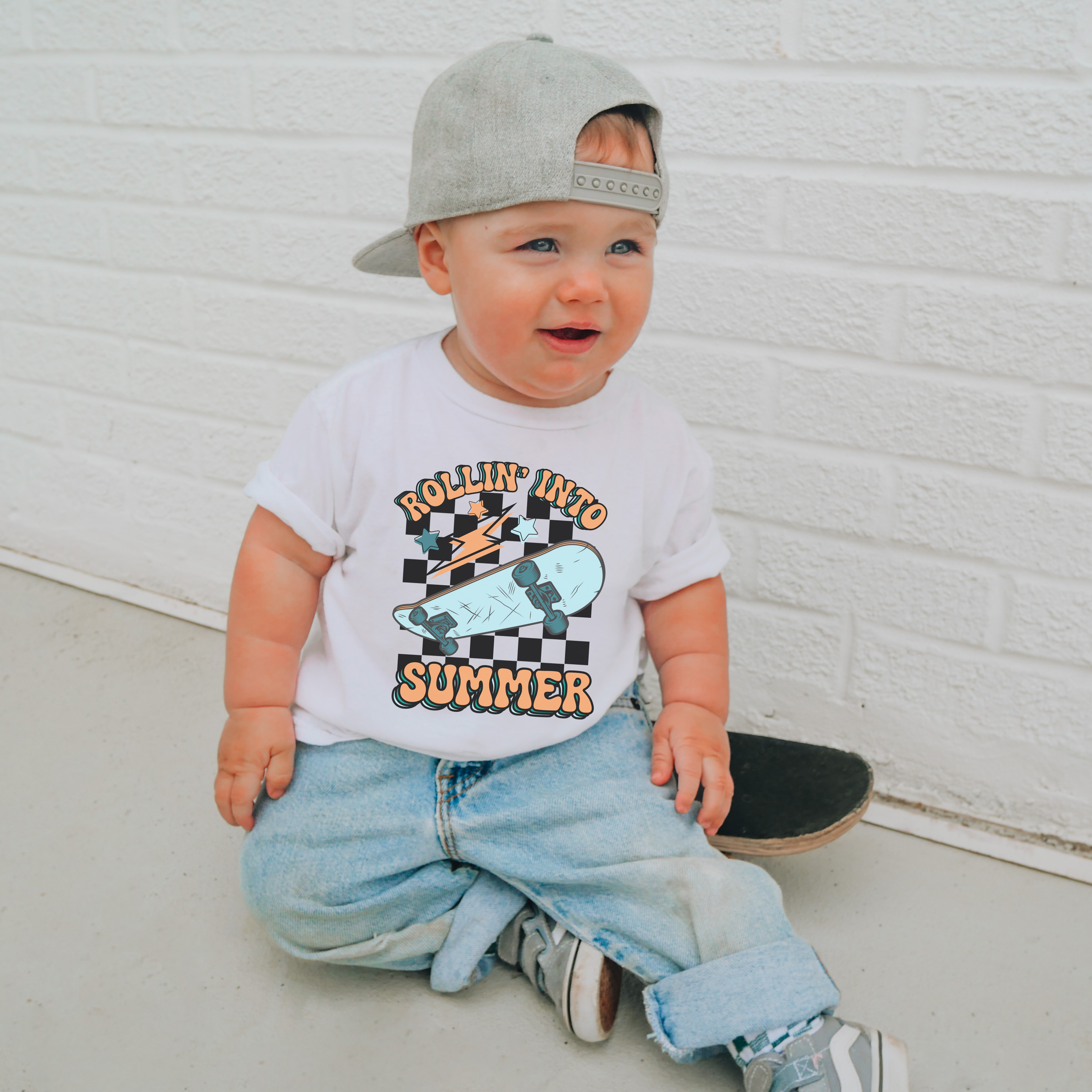 Rollin' Into Summer | Toddler Graphic Tshirt