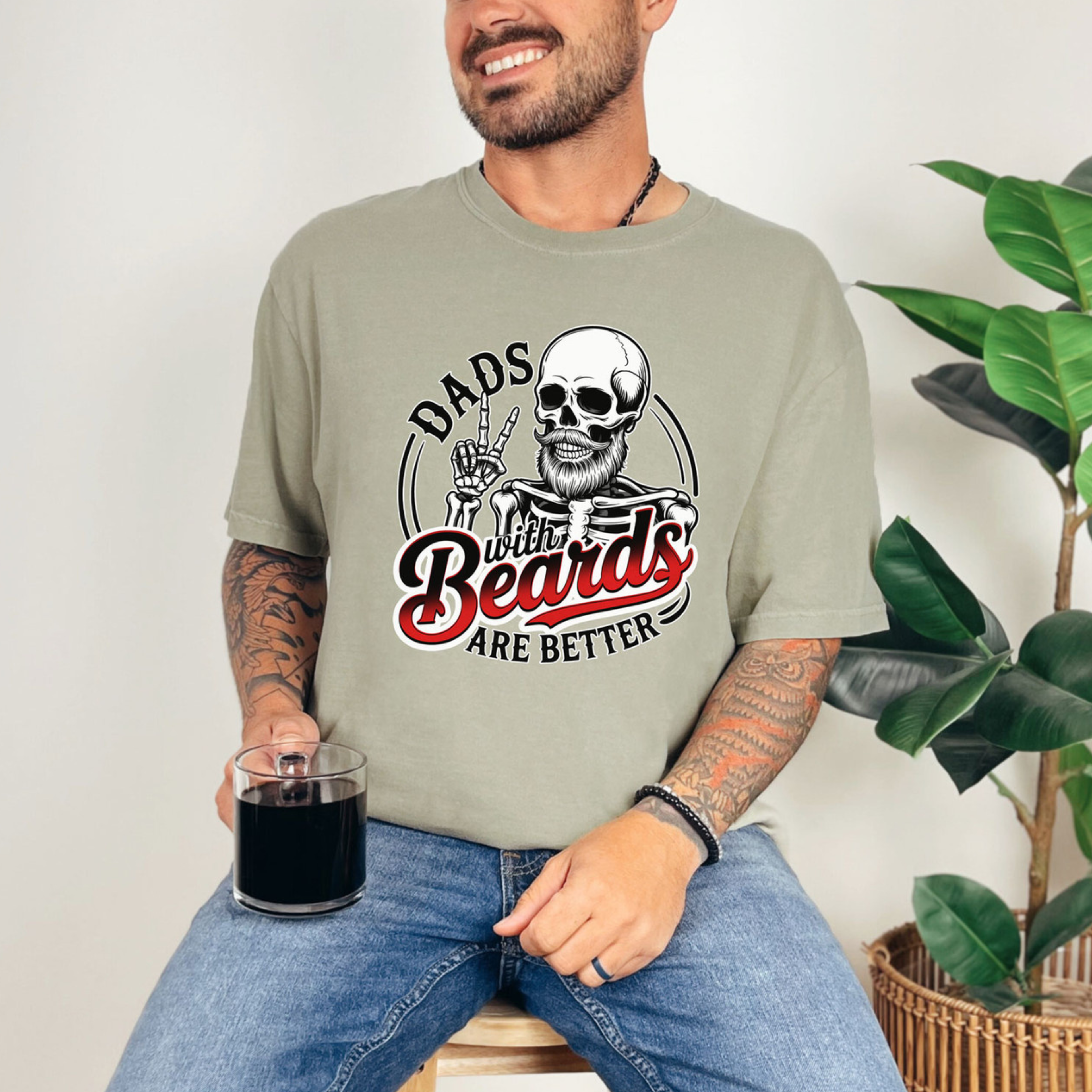 Dads With Beards Are Better | Graphic Tshirt