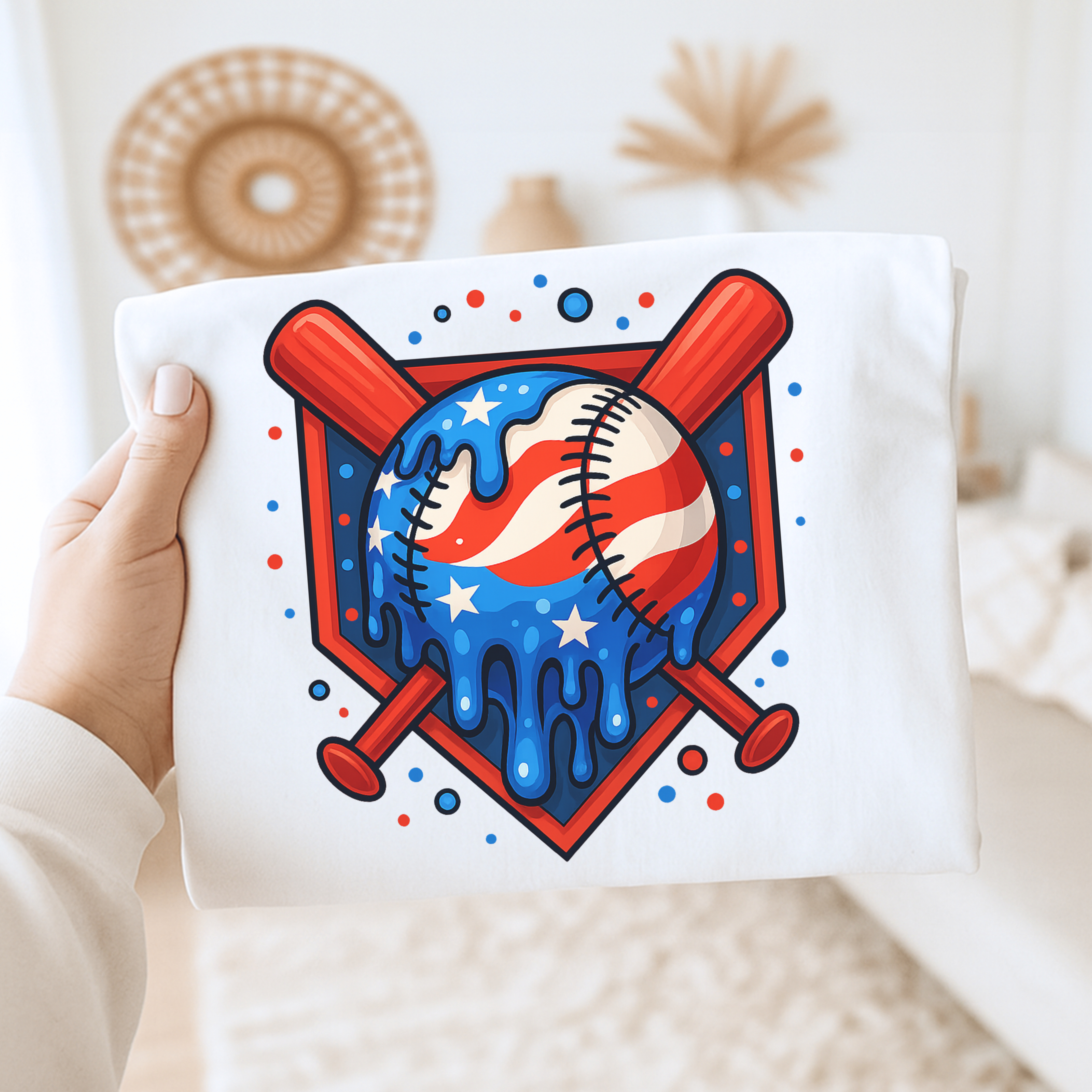 Baseball Drip | Kids Graphic Tshirt