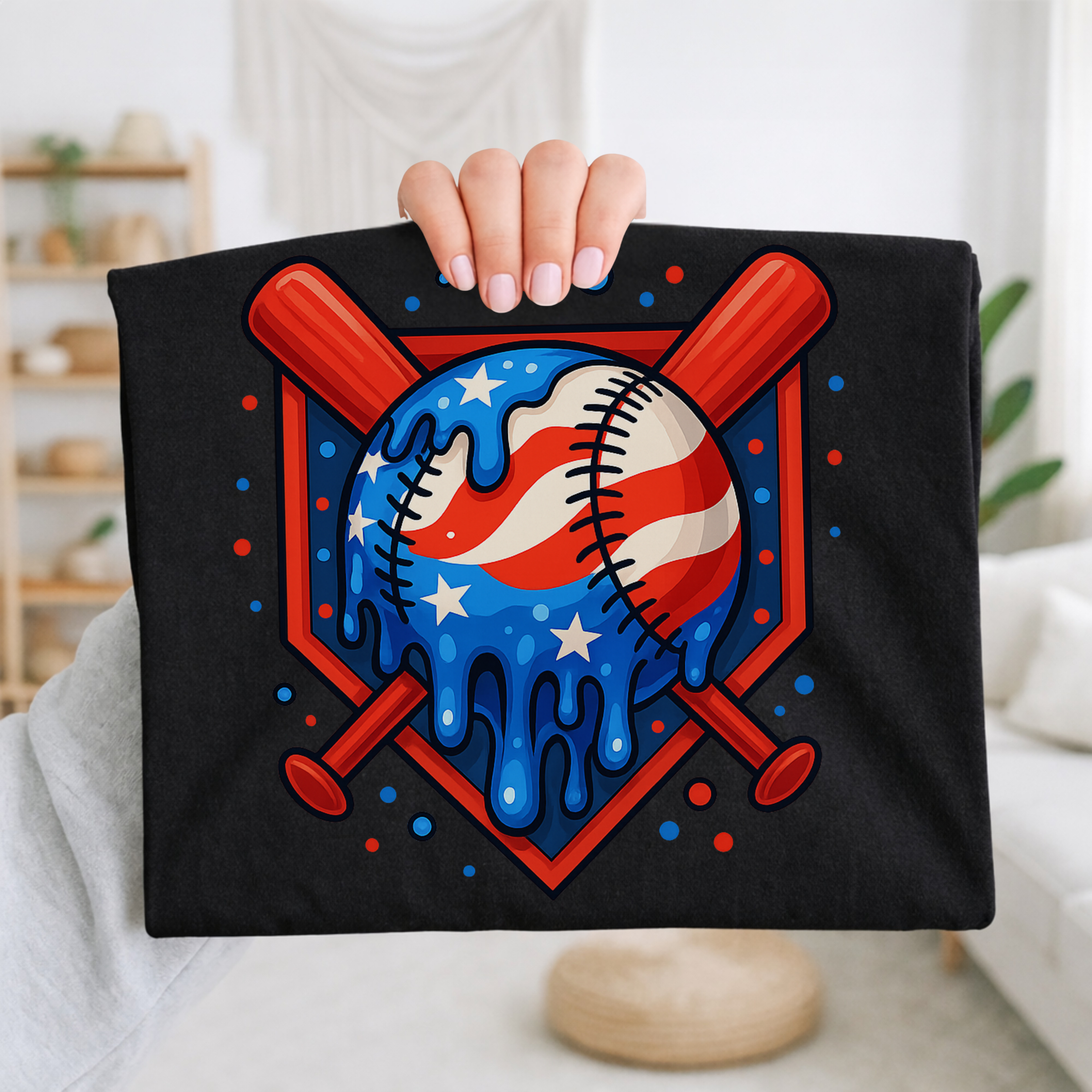 Baseball Drip | Kids Graphic Tshirt