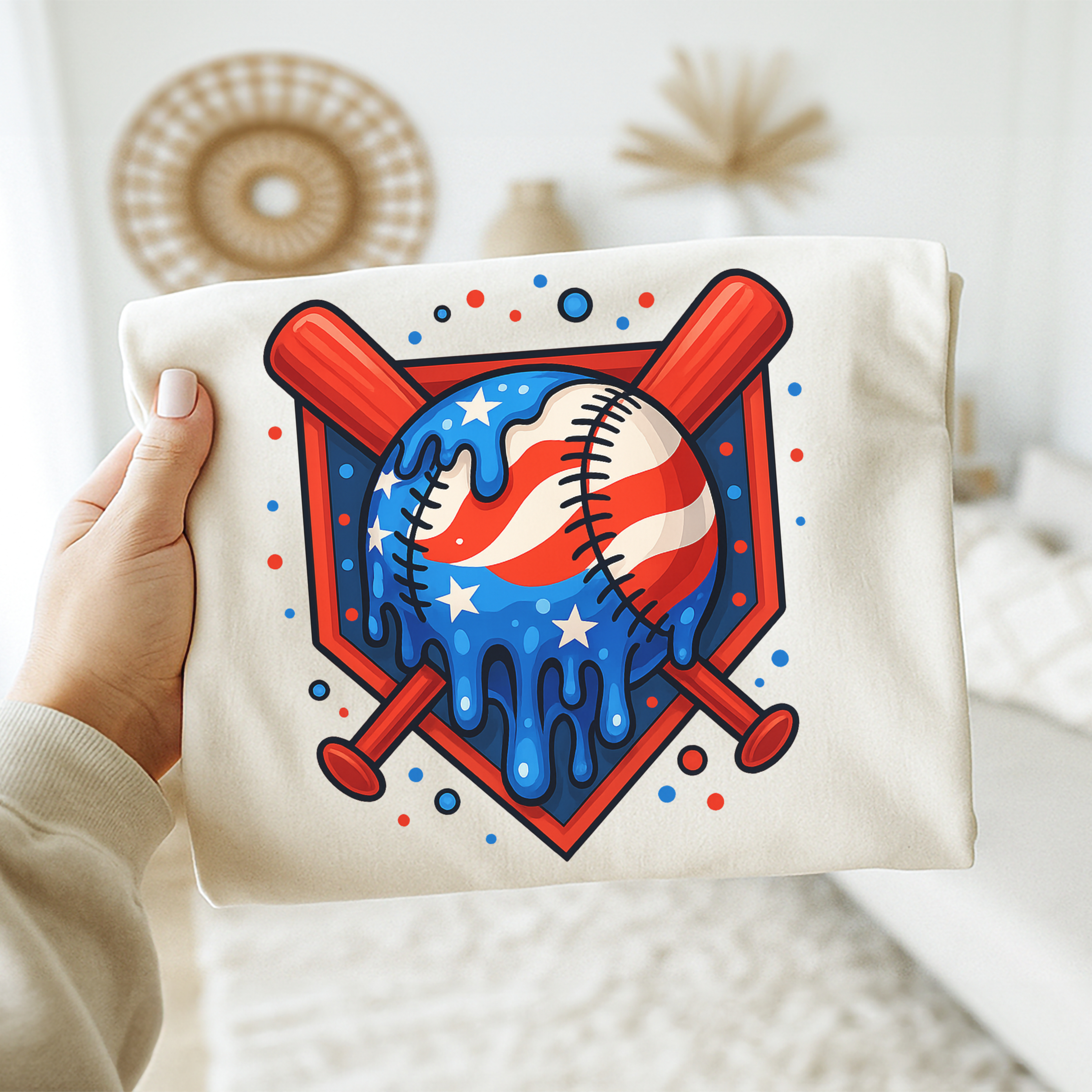 Baseball Drip | Kids Graphic Tshirt