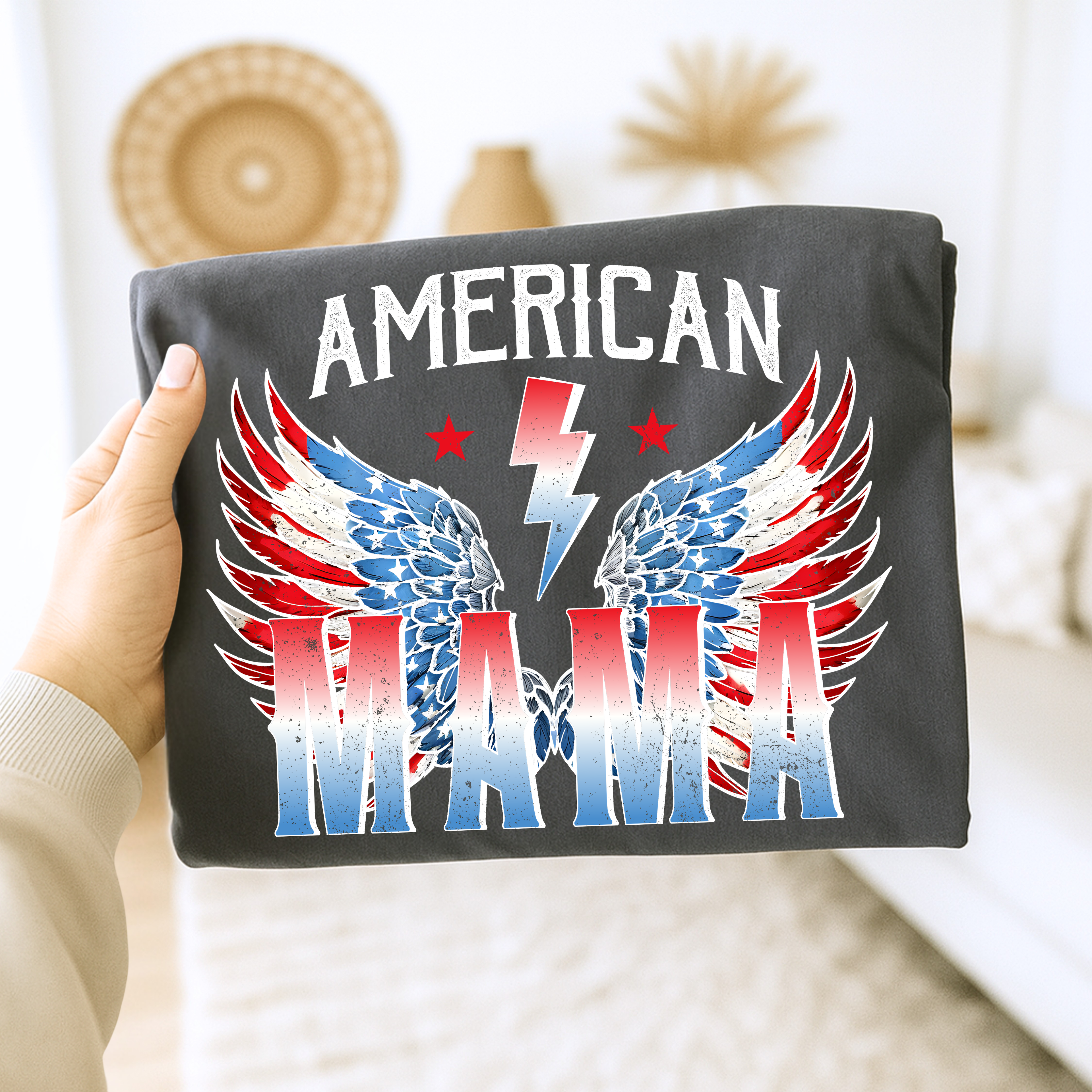 American Mama | Adult Comfort Colors Graphic Tshirt