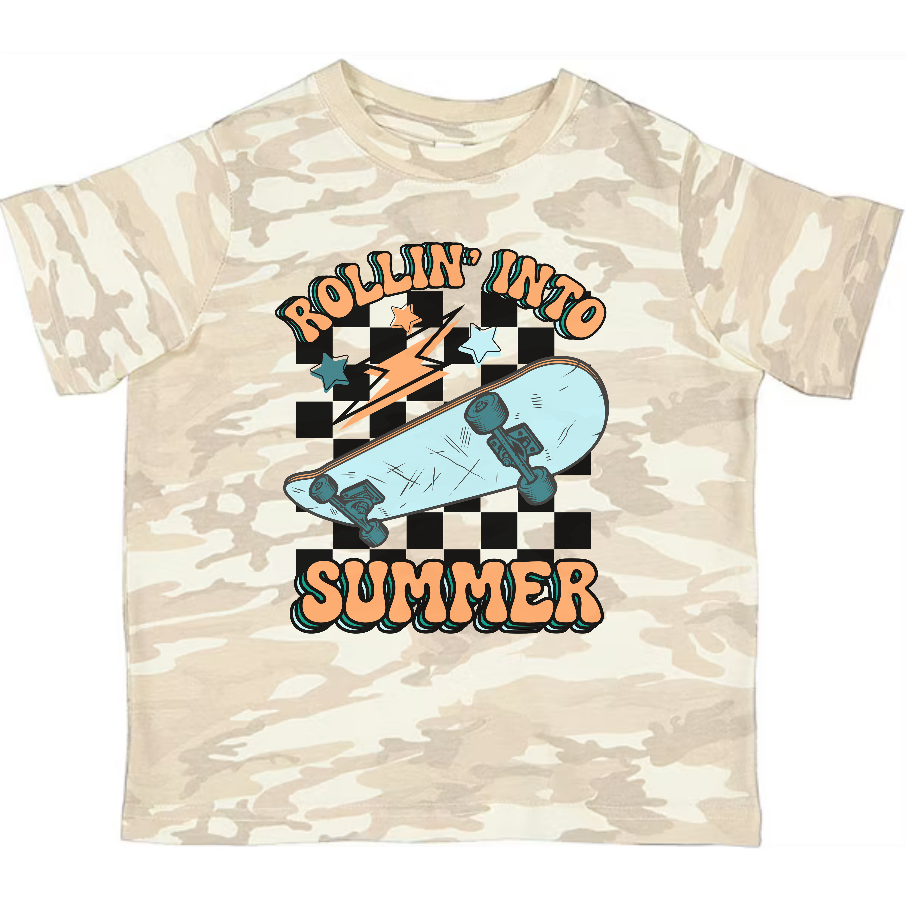 Rollin' Into Summer | Toddler Graphic Tshirt