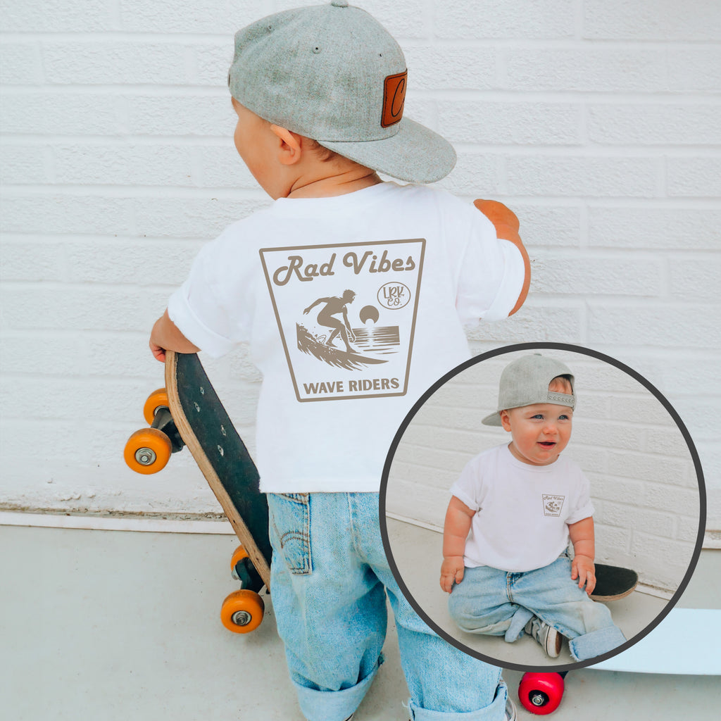 Rad Vibes | Kids Graphic Smoke Tshirt