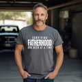 Surviving Fatherhood | Charcoal Graphic Tshirt