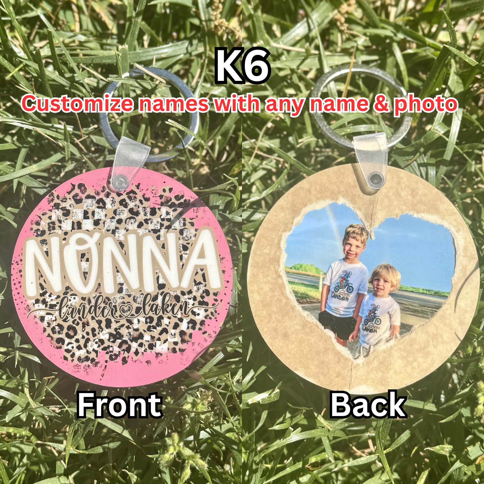 Custom 2.5" Round Keychain