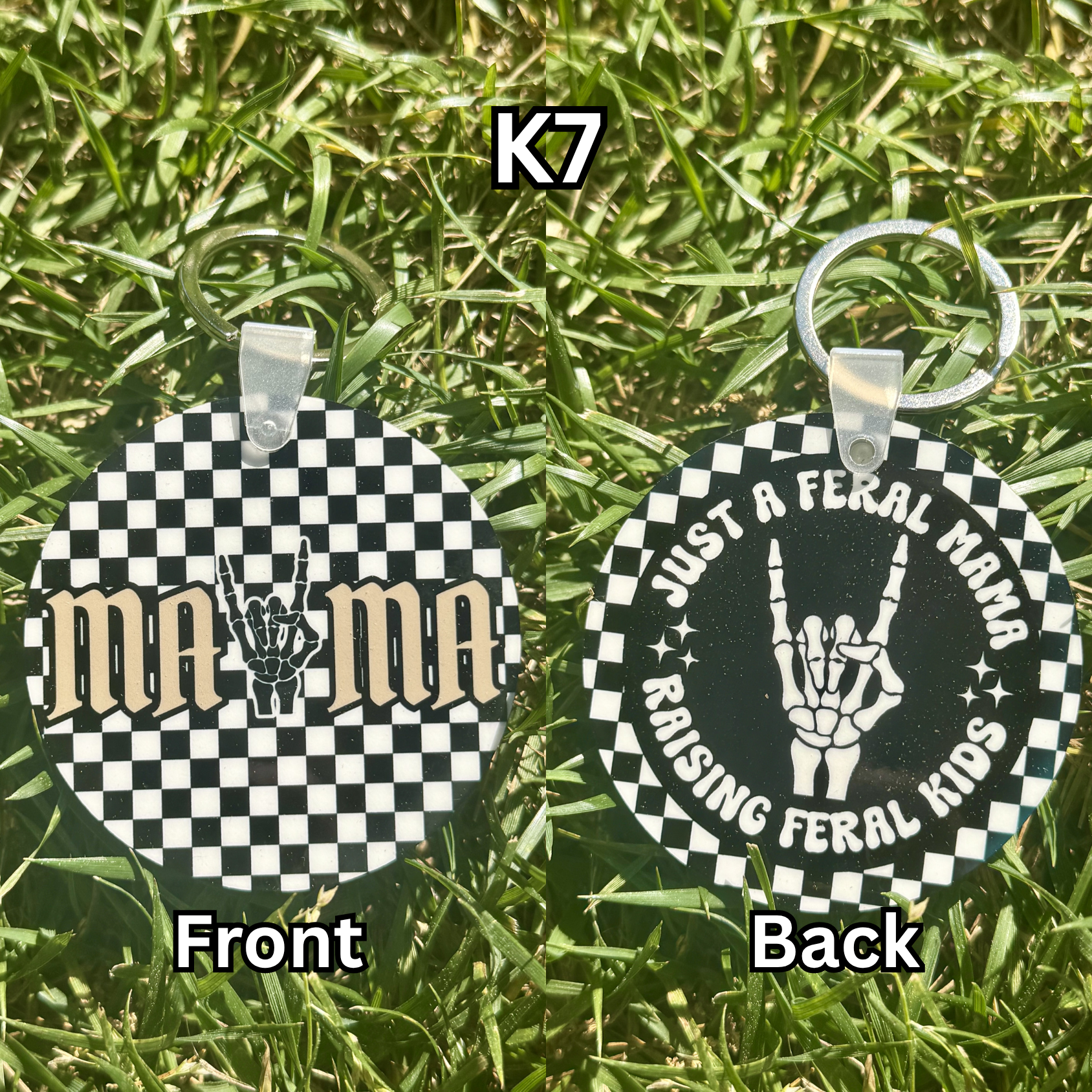 Custom 2.5" Round Keychain
