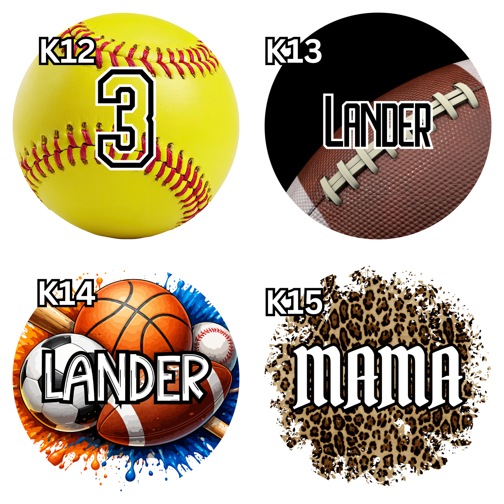 Custom 2.5" Round Keychain
