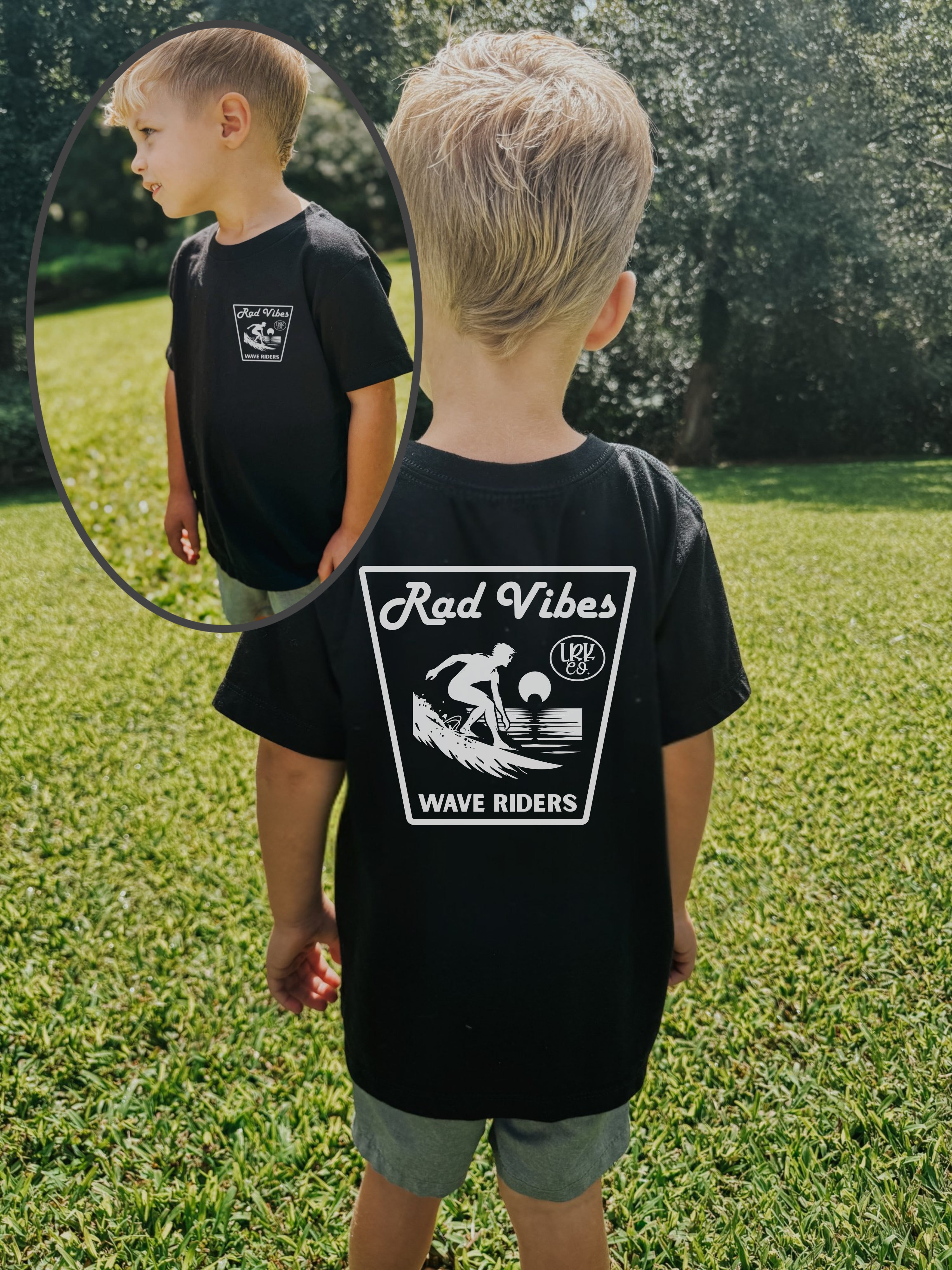 Rad Vibes | Kids Graphic Smoke Tshirt