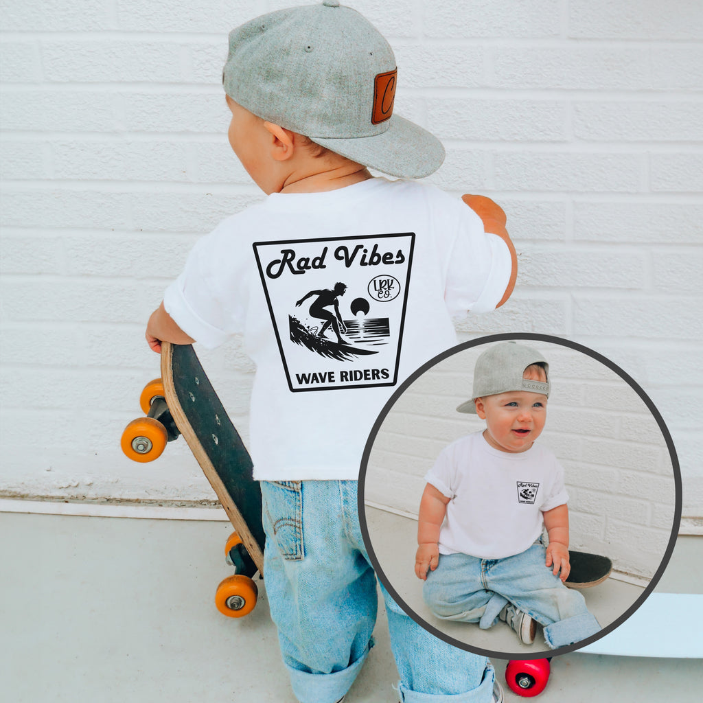 Rad Vibes | Kids Graphic Smoke Tshirt
