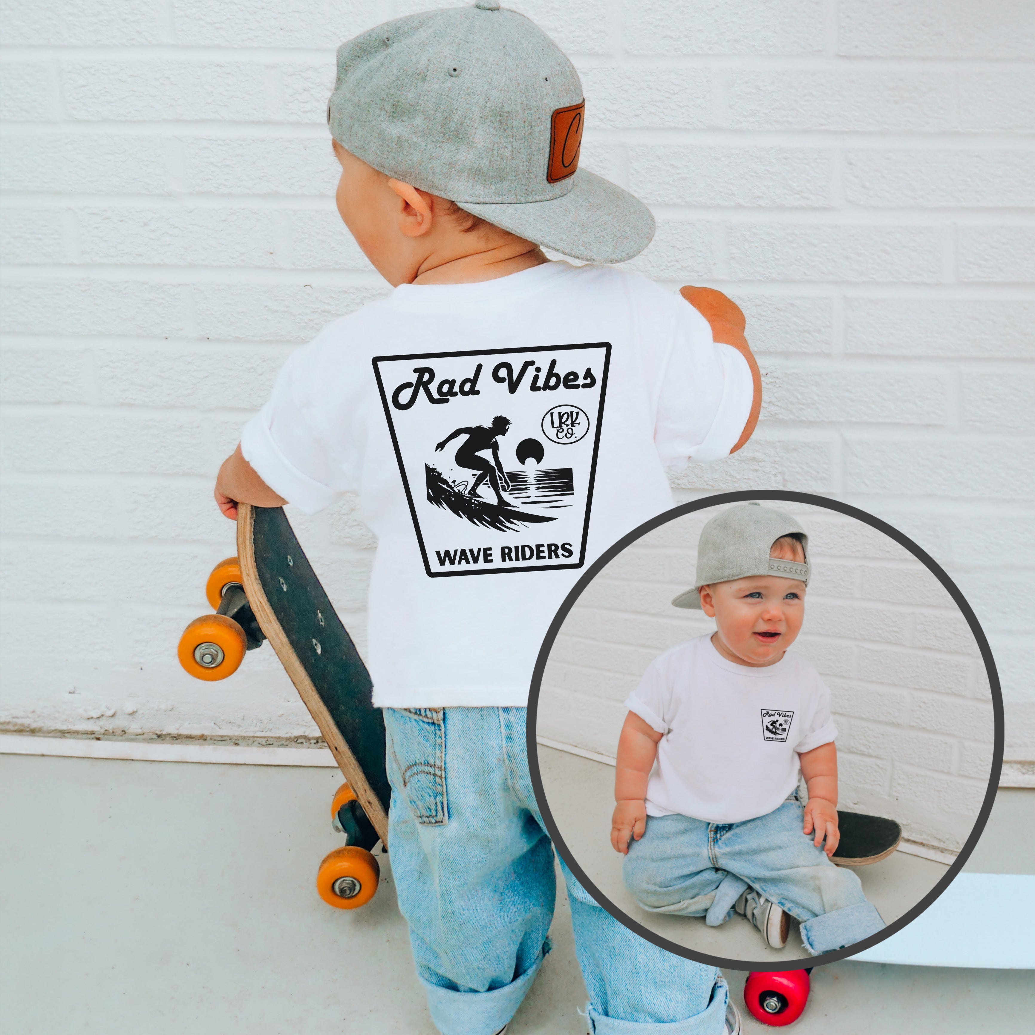 Rad Vibes | Kids Graphic Smoke Tshirt