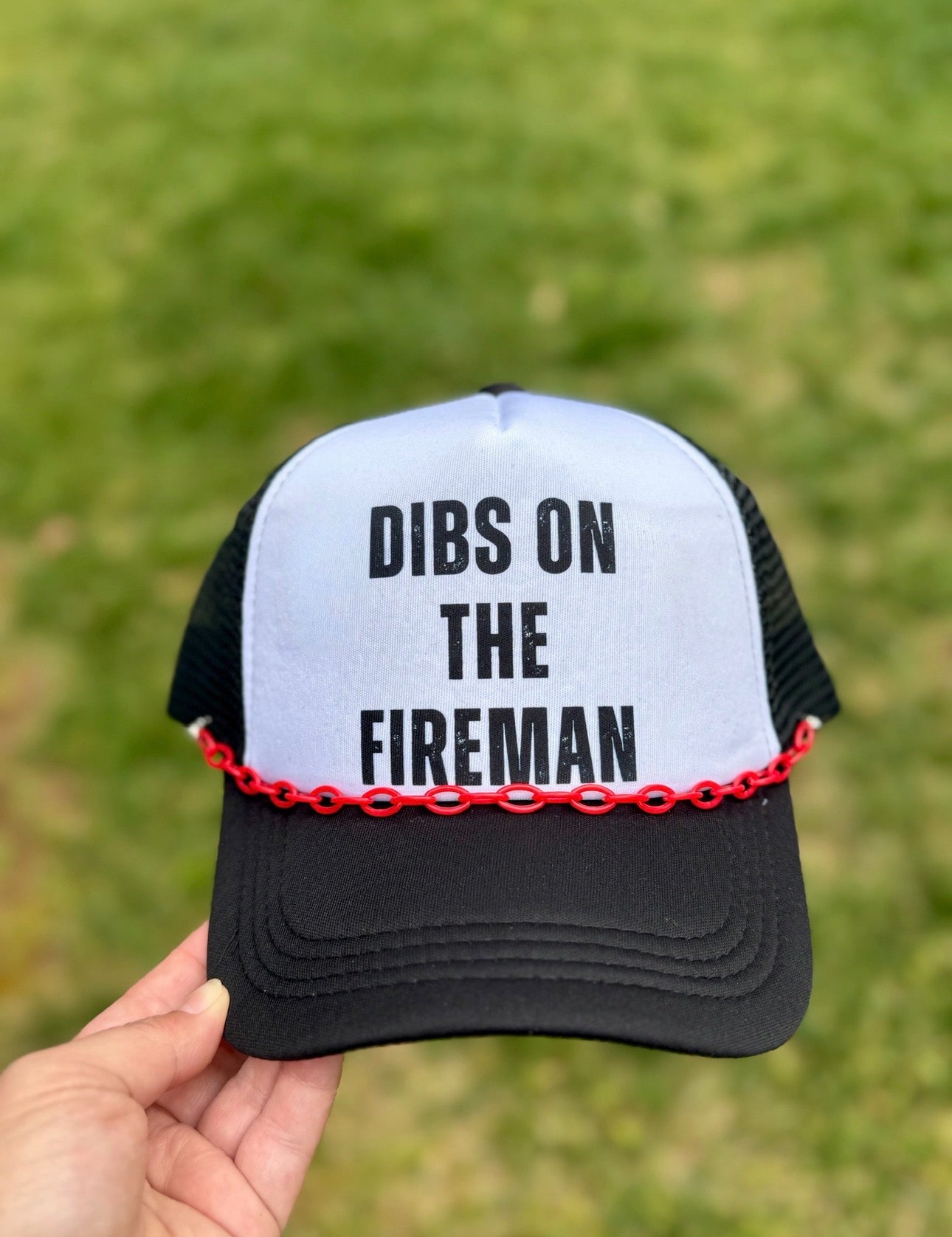 Calling Dibs | Adult Custom Foam Black Trucker Hat