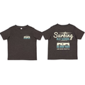 Surfing Old School | Kids Graphic Smoke Tshirt