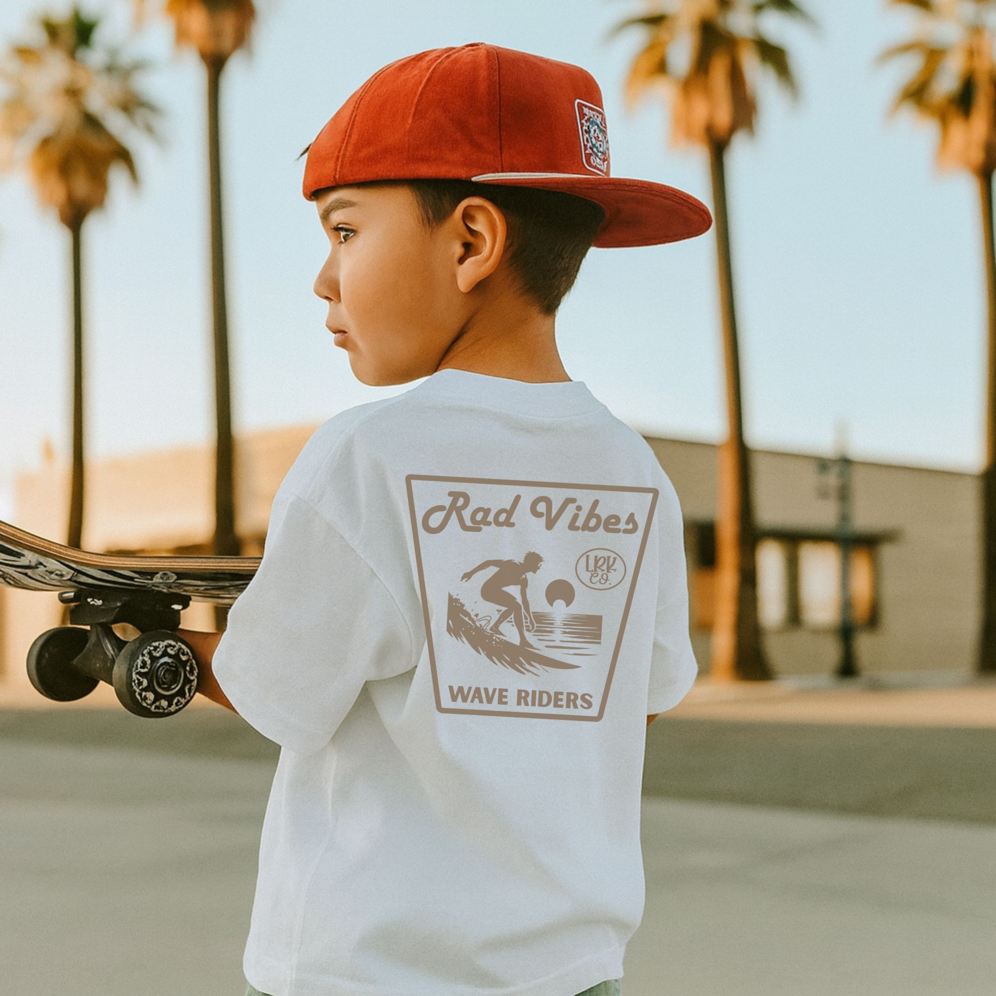Rad Vibes | Kids Graphic Smoke Tshirt