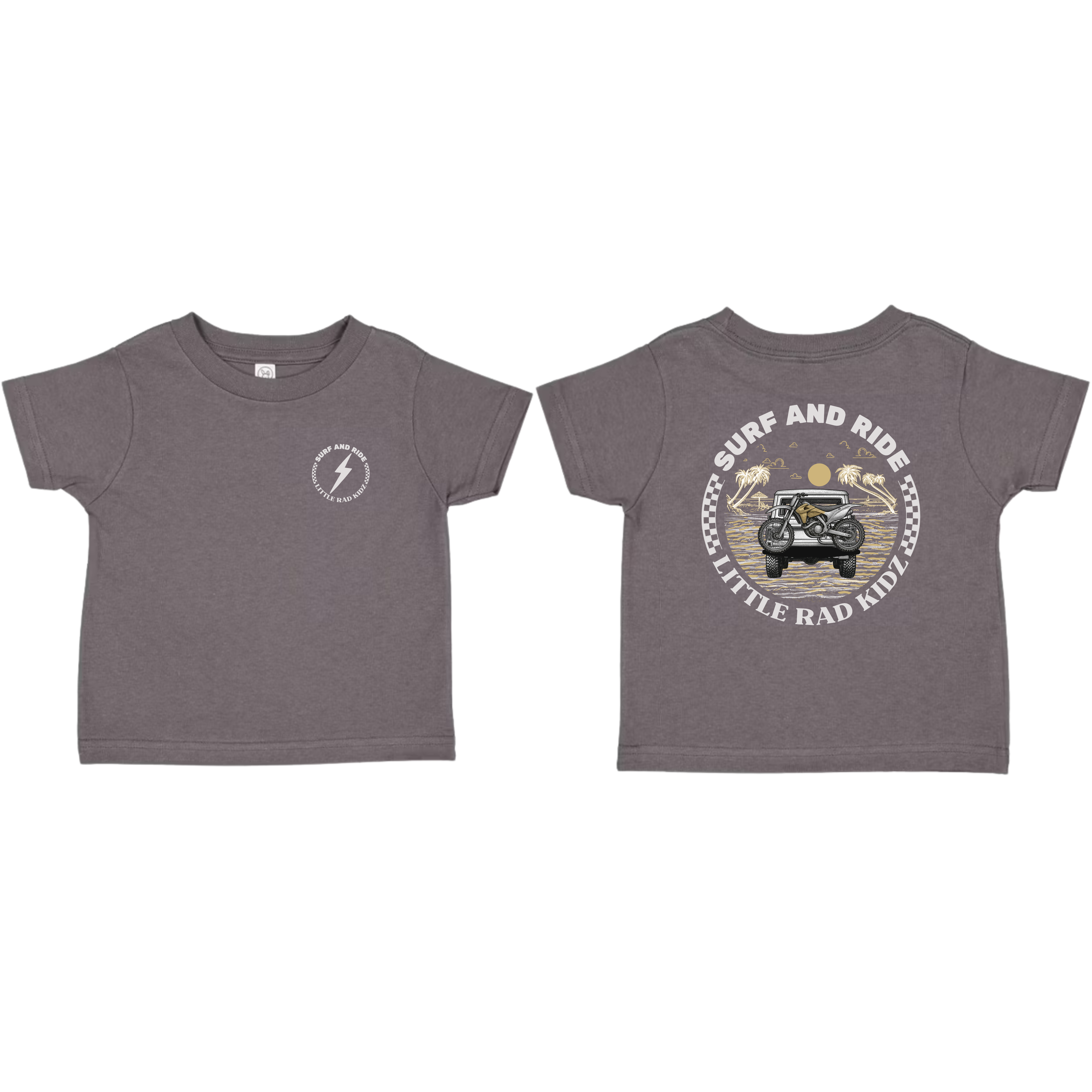 Surf and Ride | Kids Graphic Smoke Tshirt